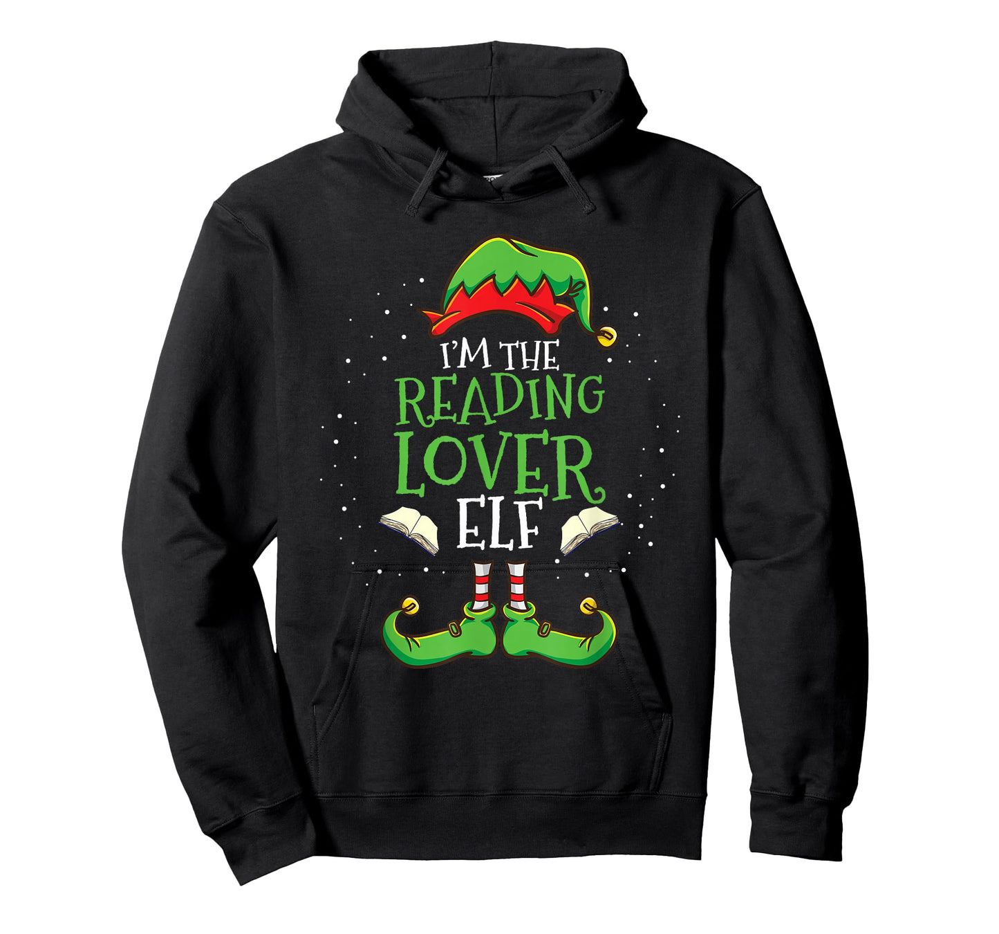 Im The Reading Lover Elf Christmas T-Shirt