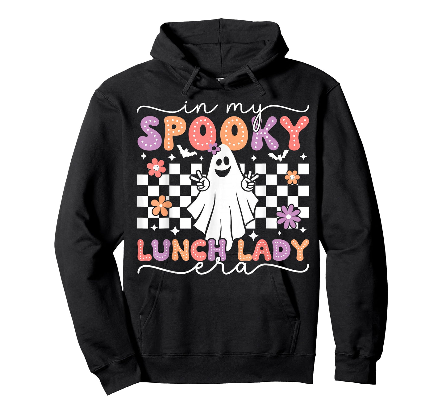 In My Spooky Lunch Lady Era Retro Spooky Ghost Halloween T-Shirt