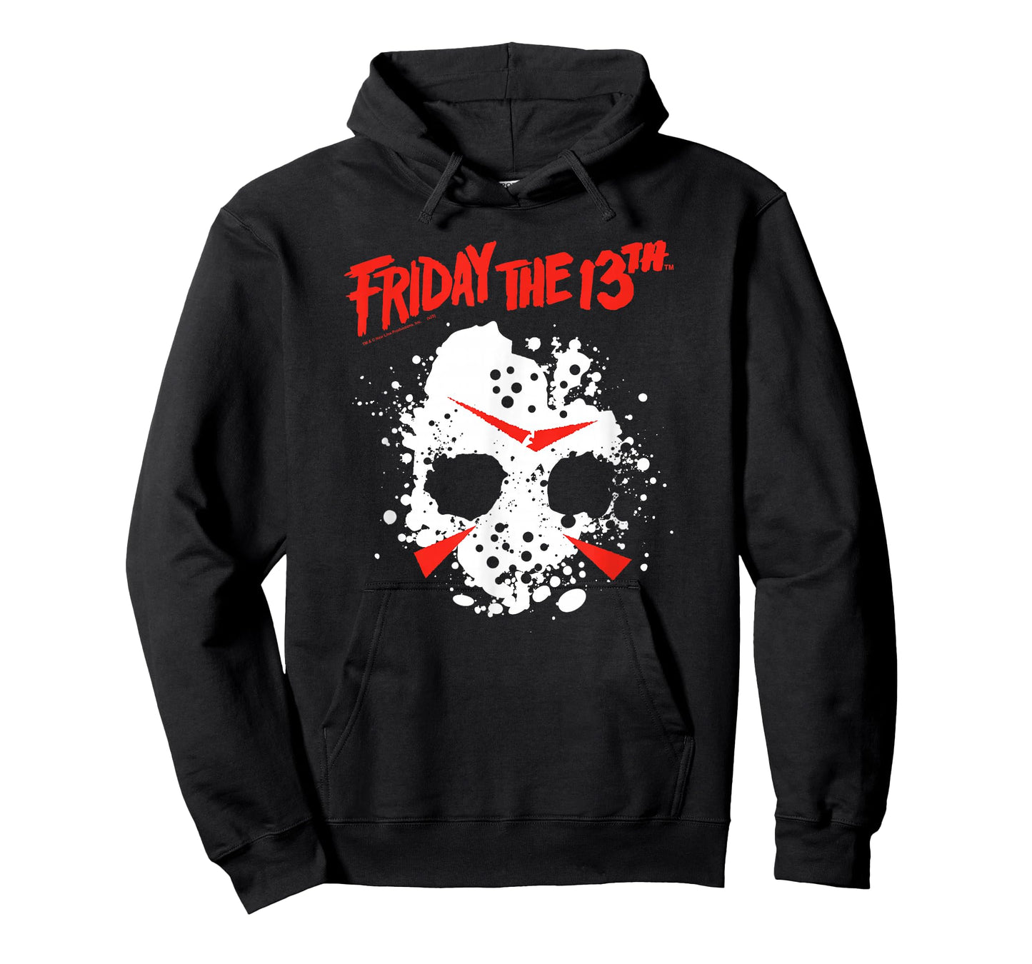 Friday The 13th Abstract Mask with Logo Retro Horror Movie T-Shirt