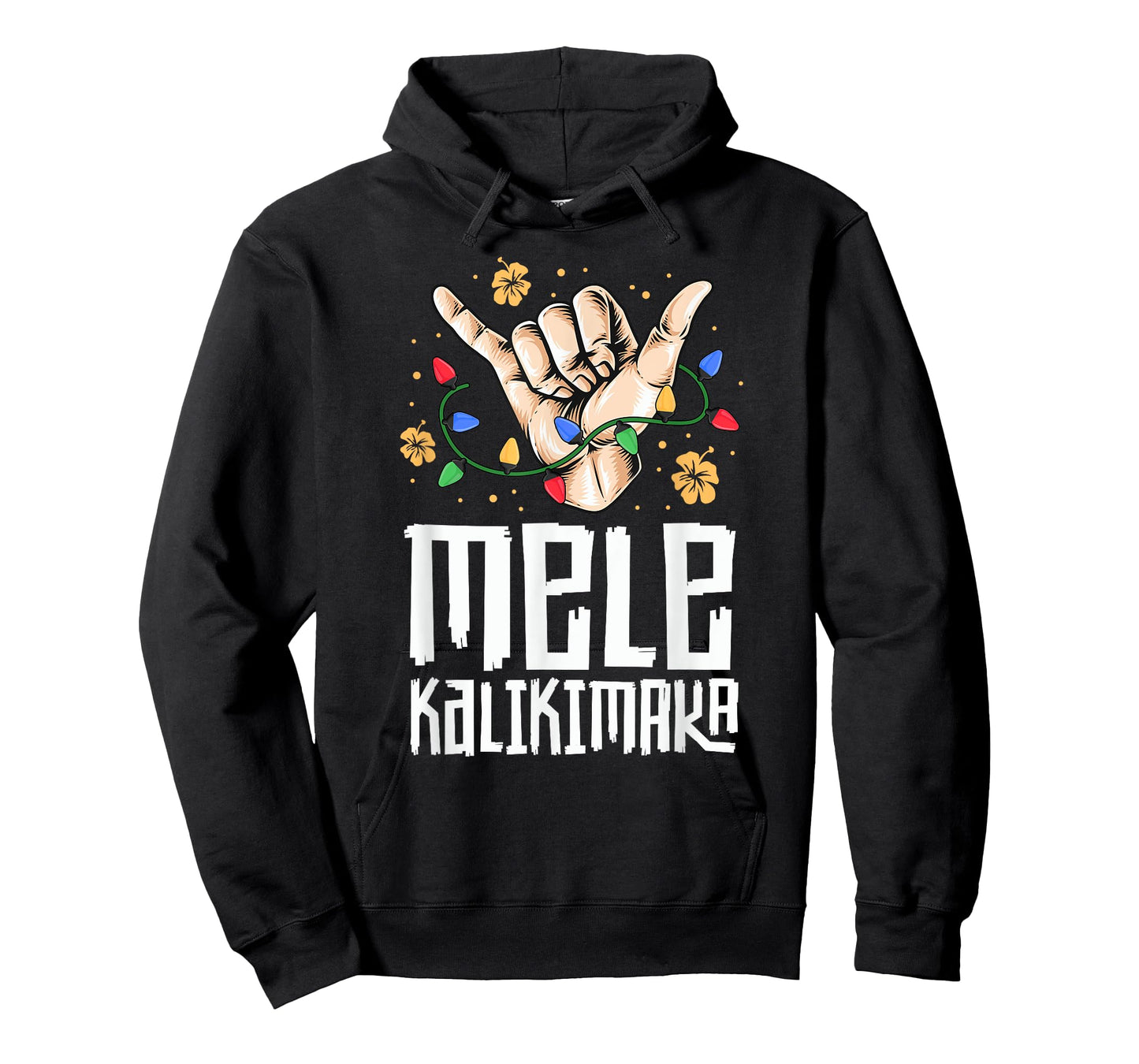 Hawaiian Christmas Shirt Men Mele Kaliki Shaka Kalikimaka T-Shirt