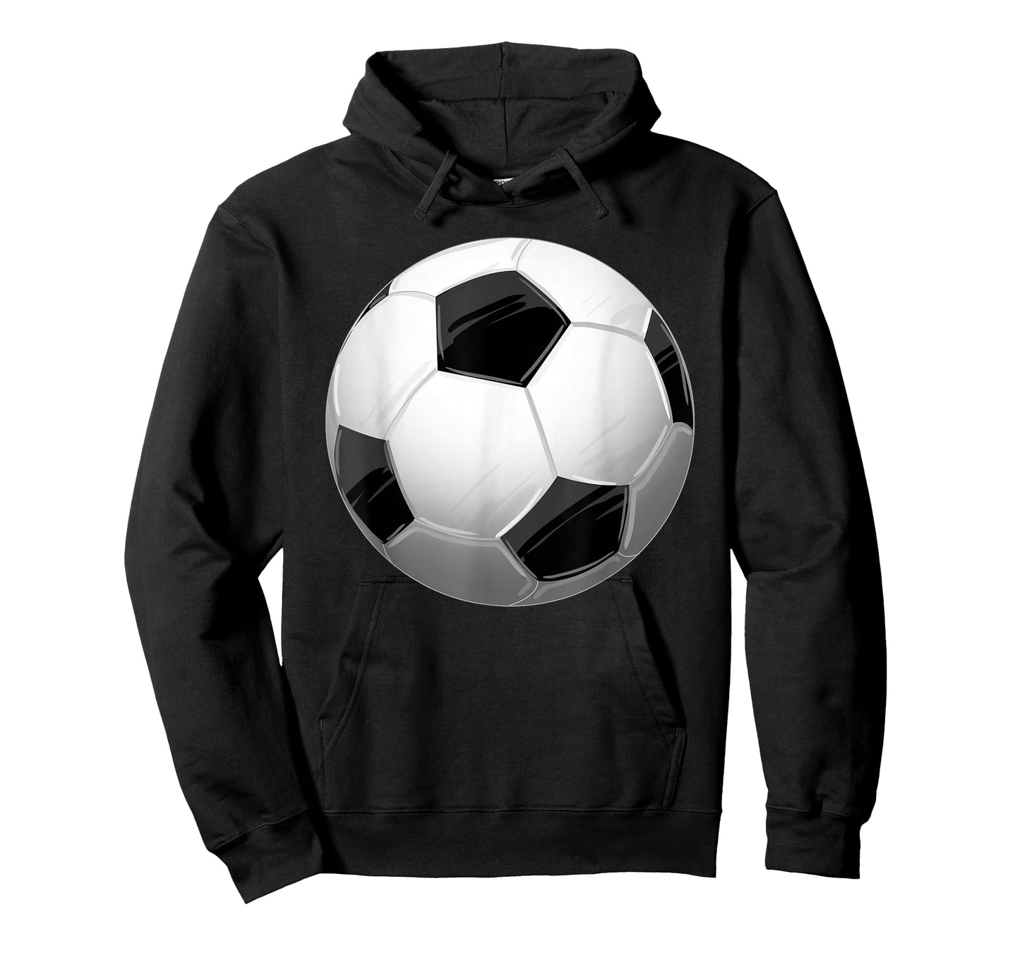 Black White Soccer Ball Cool Sports Football Player Gift T-Shirt
