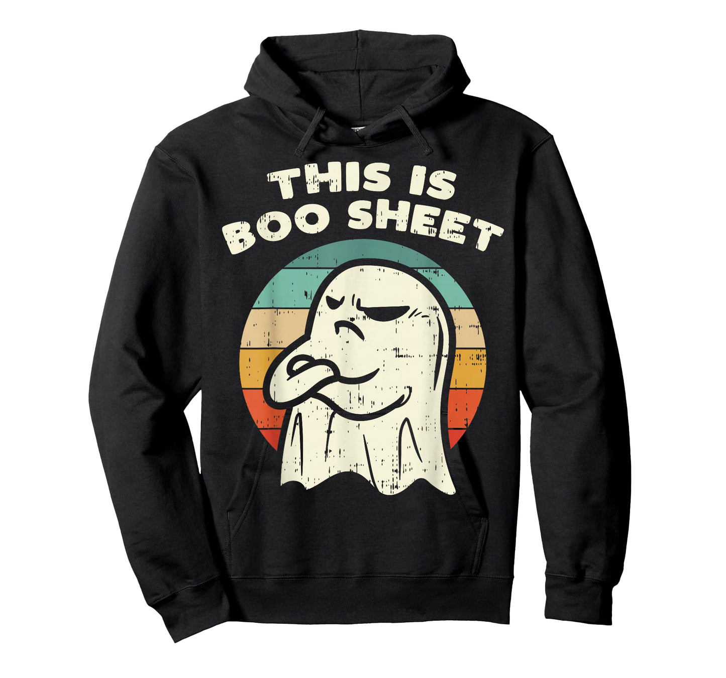 This Is Boo Sheet Ghost Retro Halloween Costume Men Women T-Shirt