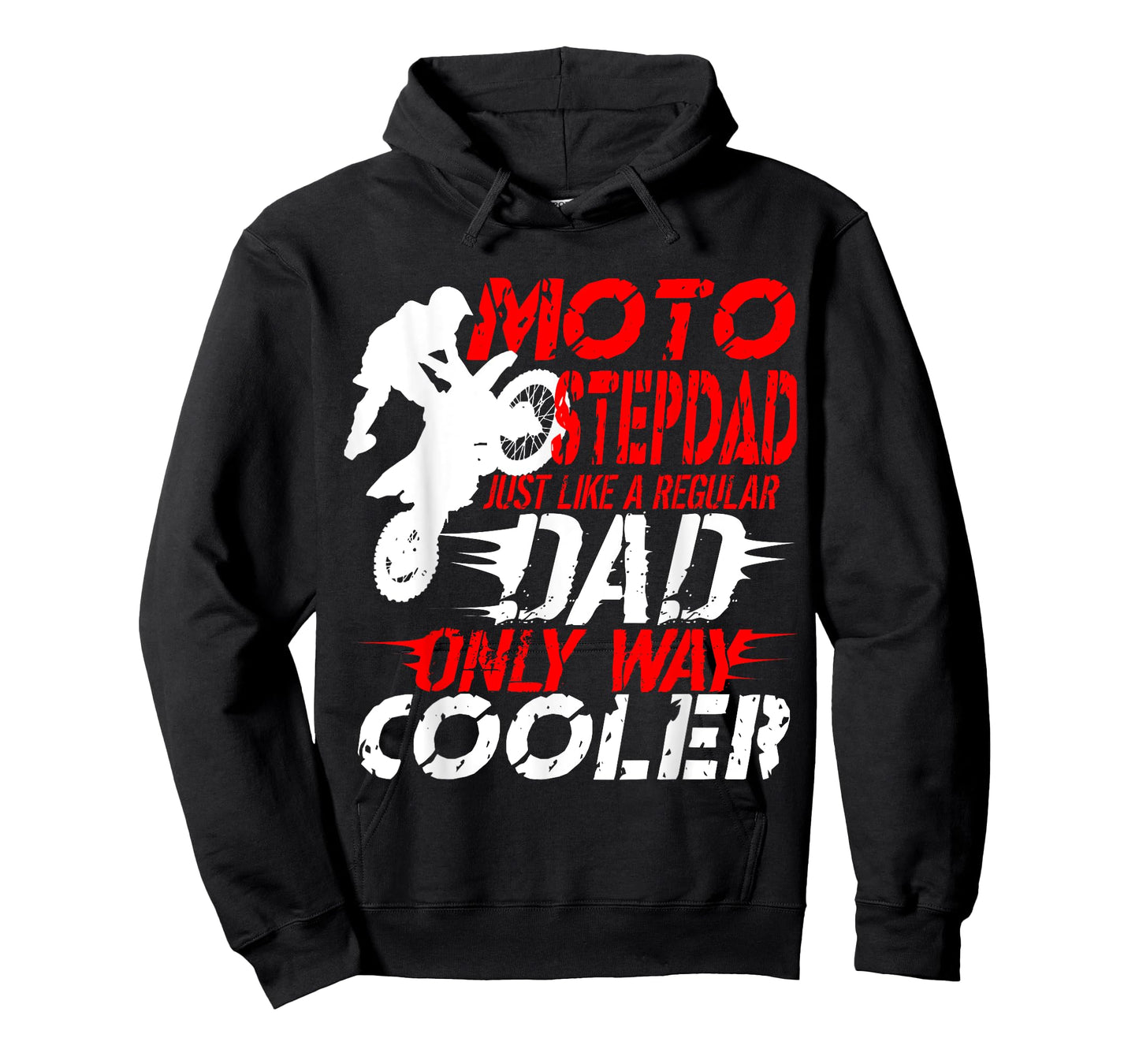 Step Dad Motocross Dirt Bike Stepson Fathers Day T-Shirt