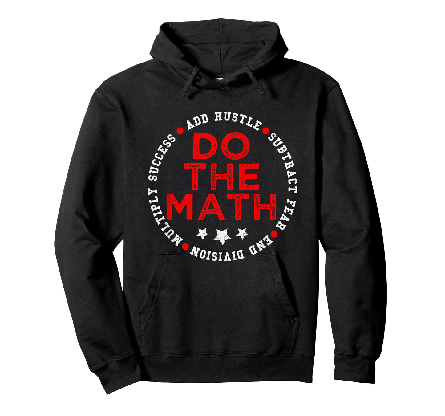 Red Do The Math Red Color Graphic T-Shirt