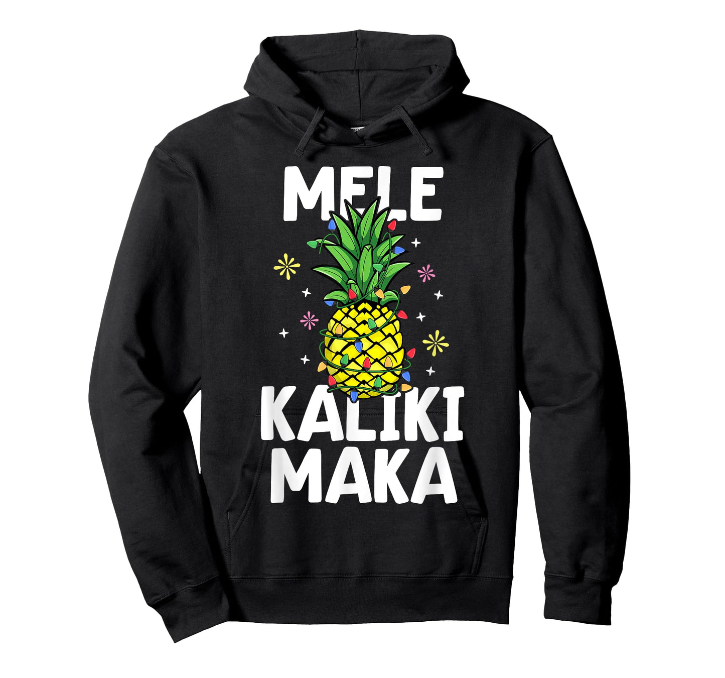 Mele Kalikimaka Tropical Christmas Pineapple Hawaii Xmas T-Shirt