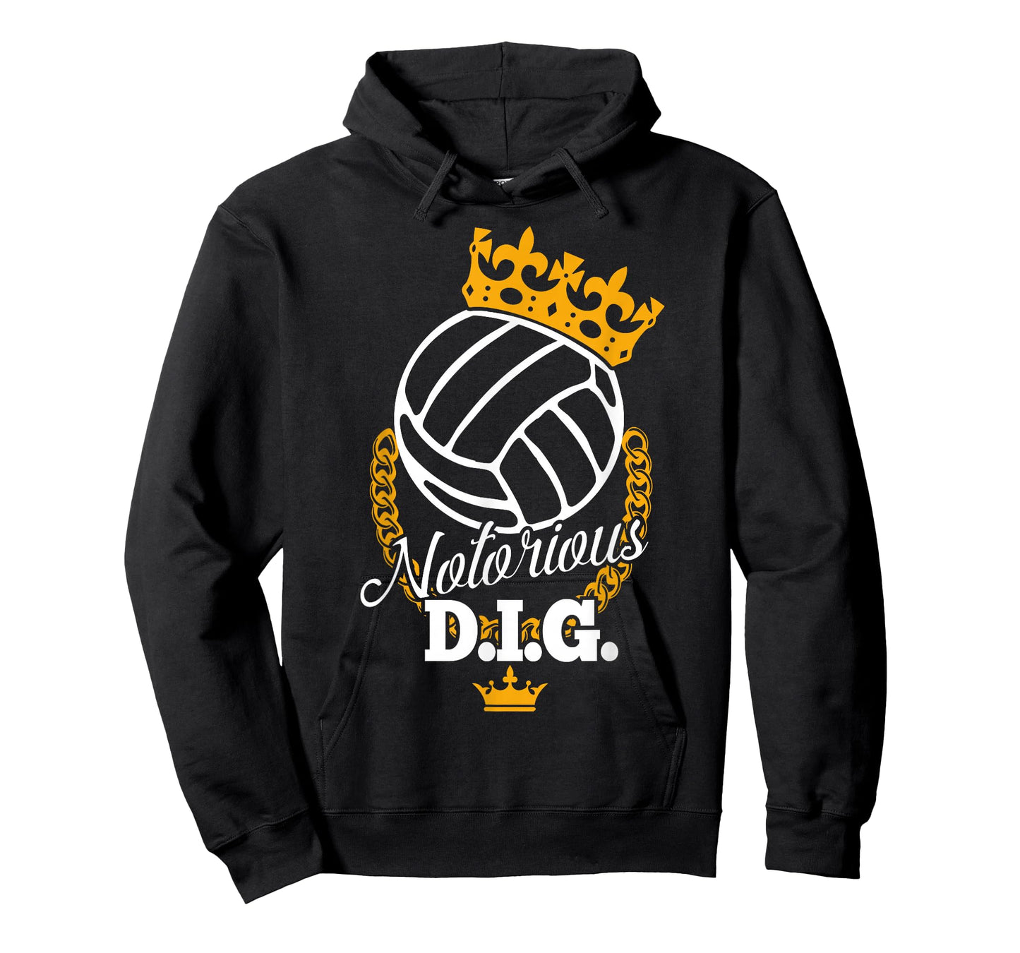Funny Vollyball Team T-Shirt - Notorious DIG Crown Pun Tees T-Shirt