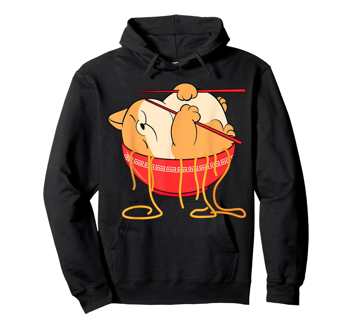 Funny Kawaii Neko Anime Cat Lover Japanese Ramen Noodles- T-Shirt