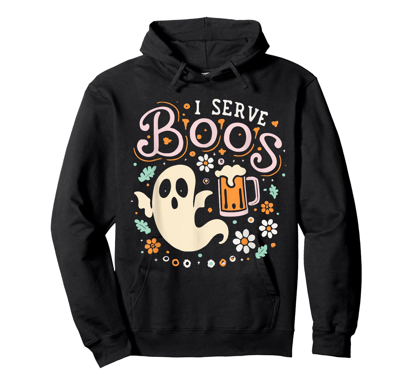 I Serve Boos, Funny Halloween Gag T-Shirt