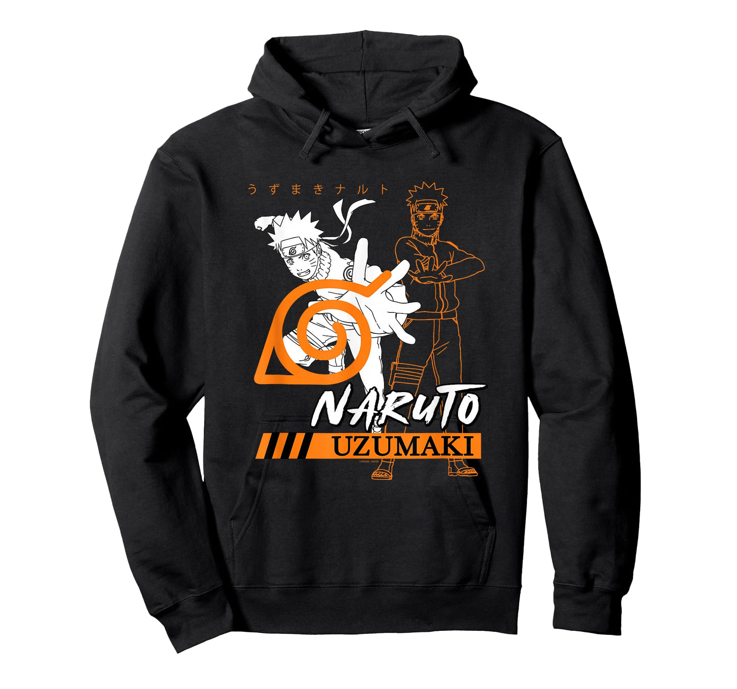 Naruto Shippuden Uzumaki Overlap Hidden Leaf Village Symbol T-Shirt