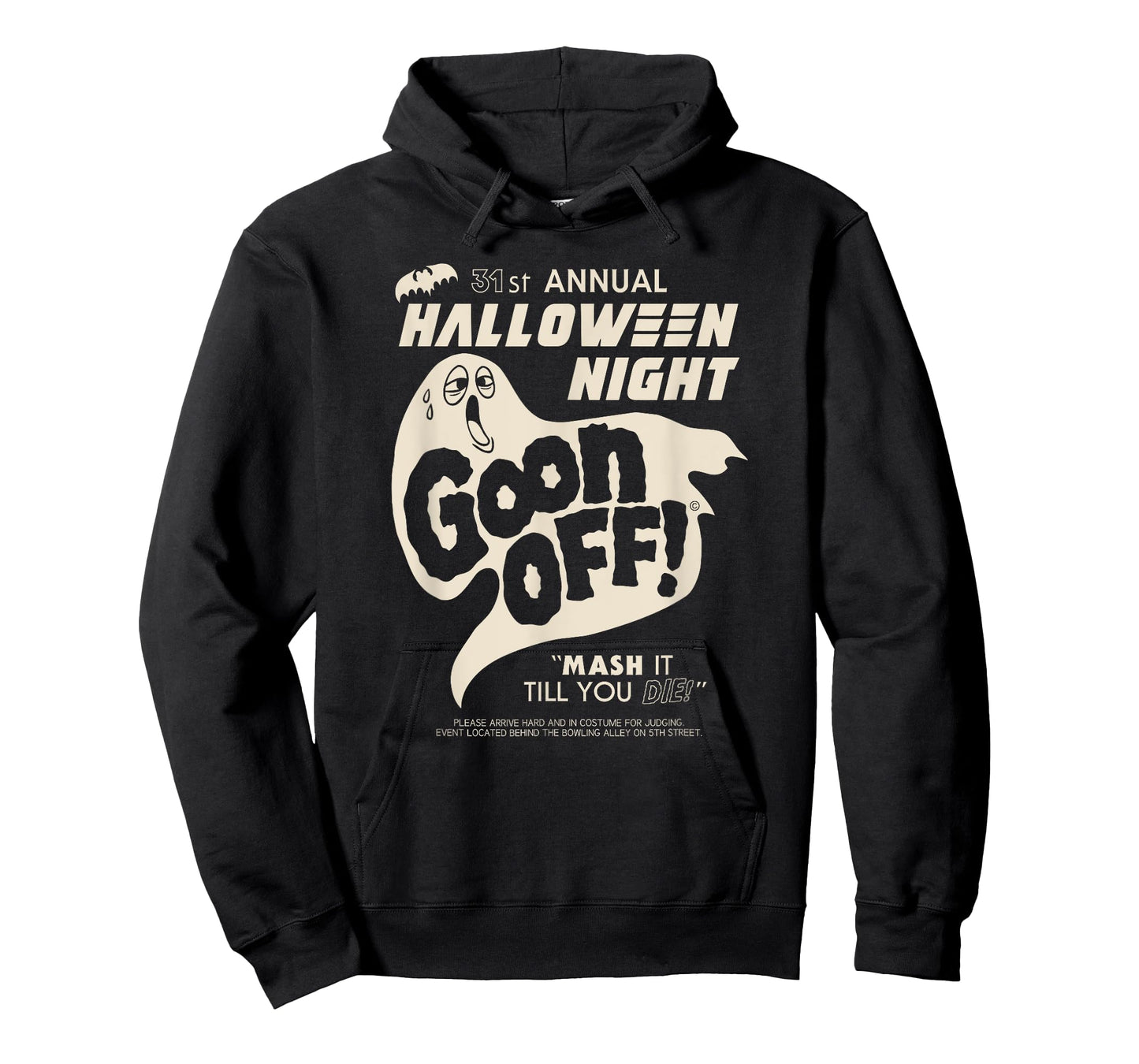 Goon Off, Halloween Night, Funny Ghost Halloween Goth T-Shirt
