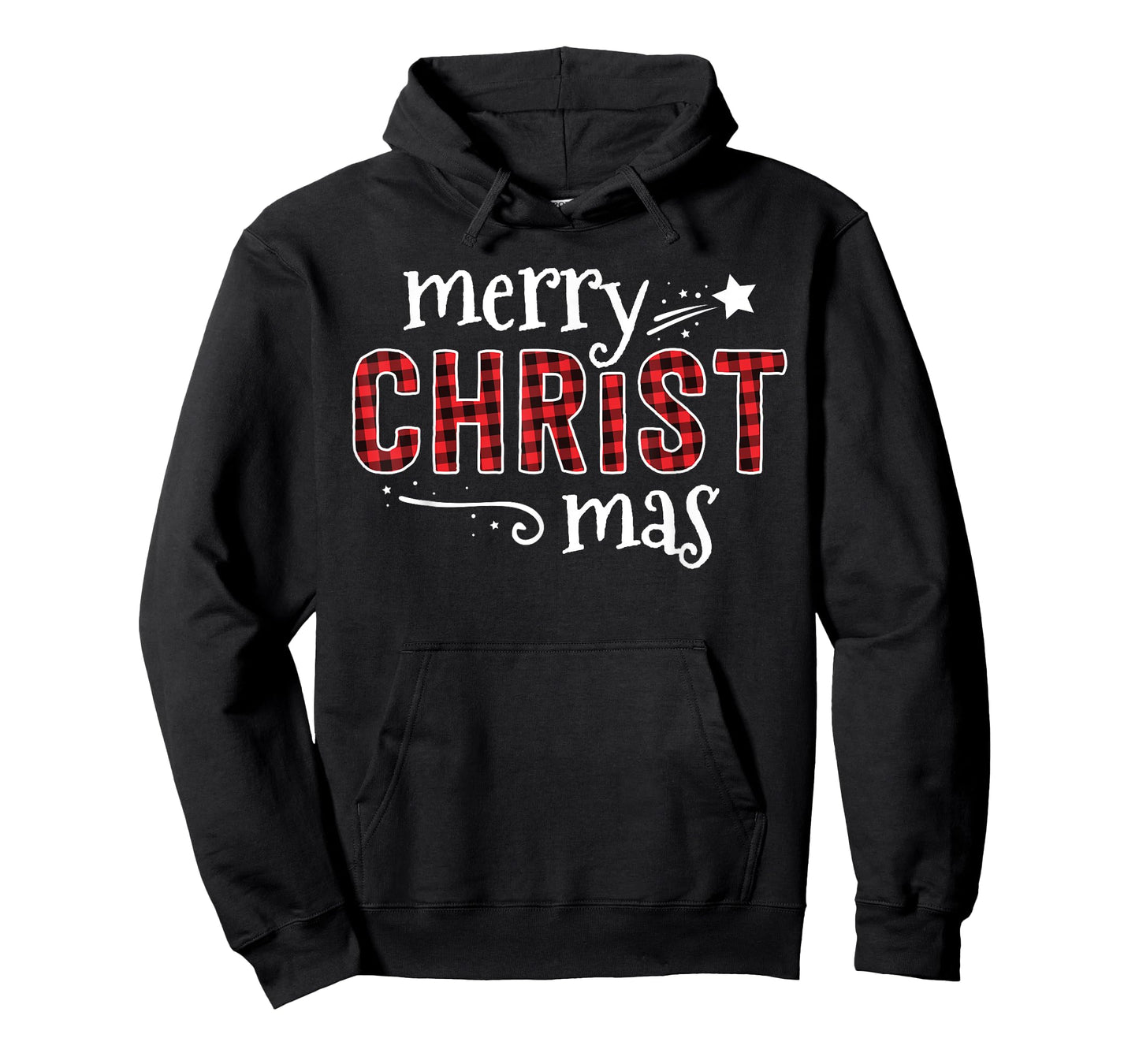 Buffalo Plaid Merry Christ Mas Shirt Christmas Christian T-Shirt