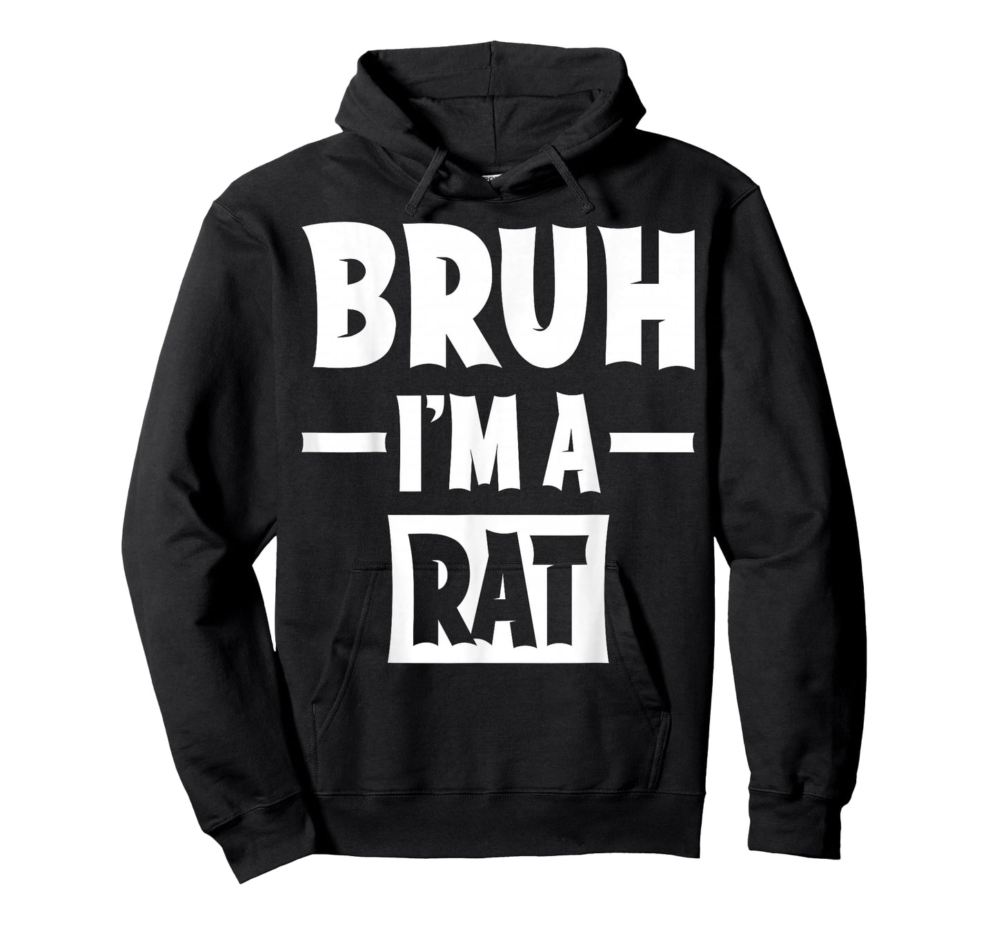 Bruh I'm A Rat Funny Lazy Halloween Costume Party T-Shirt