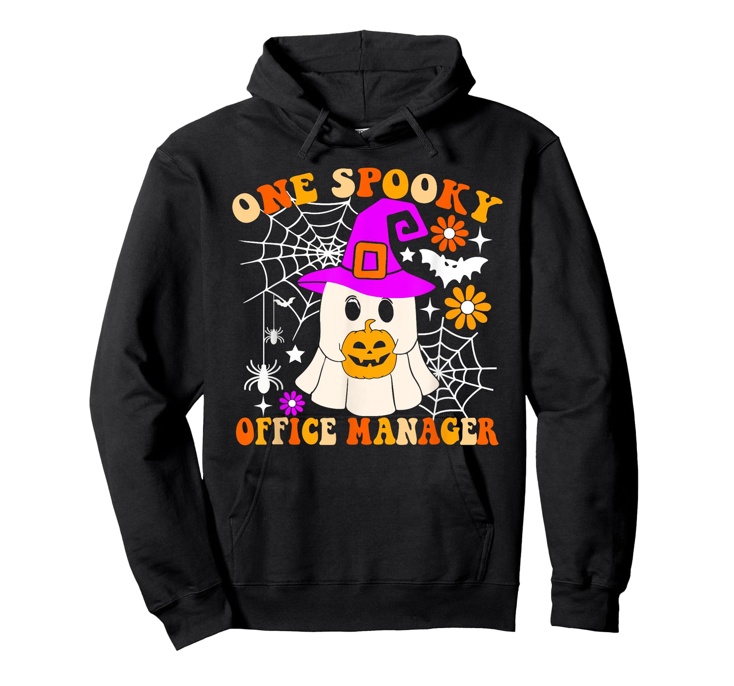 One Spooky Office Manager Funny Ghost Halloween Costume T-Shirt