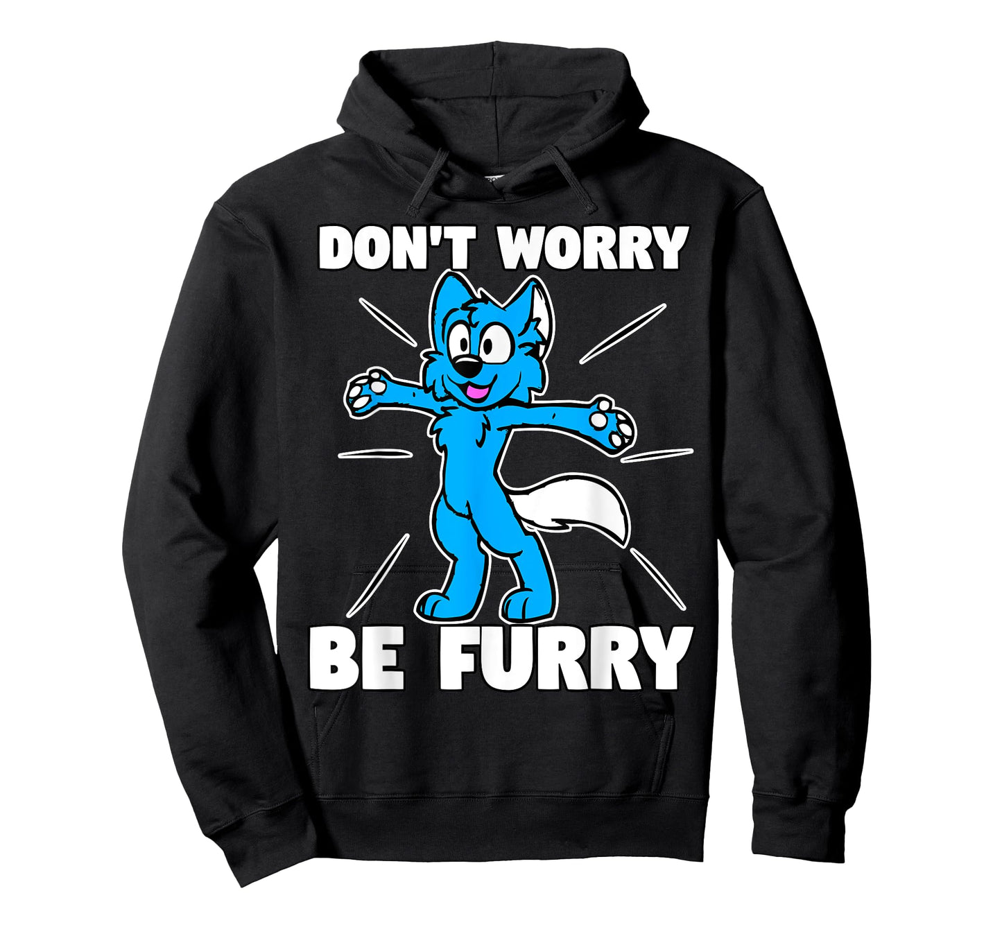 Furry Fandom Shirt Don't Worry Be Furry Shirt Wolf Shirt Fox T-Shirt