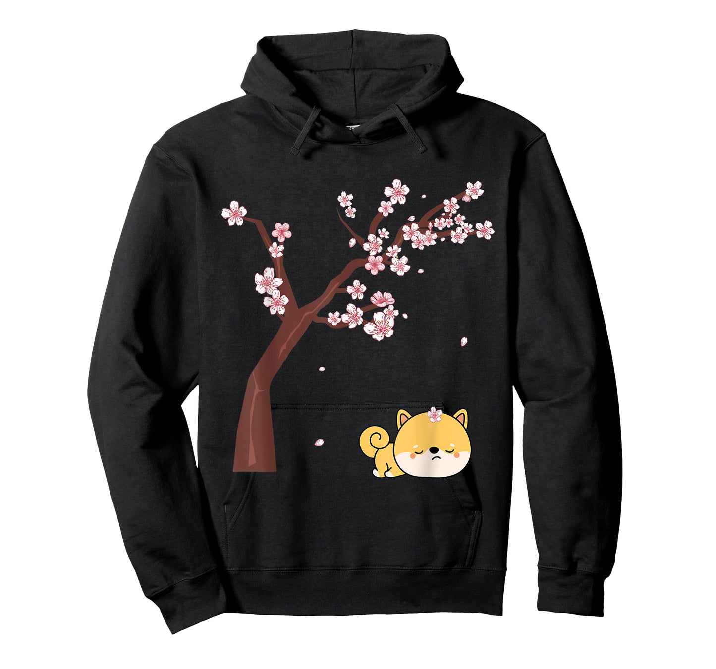 Cherry Blossom Cute Kawaii Shiba Inu Kawaii Japanese Style T-Shirt