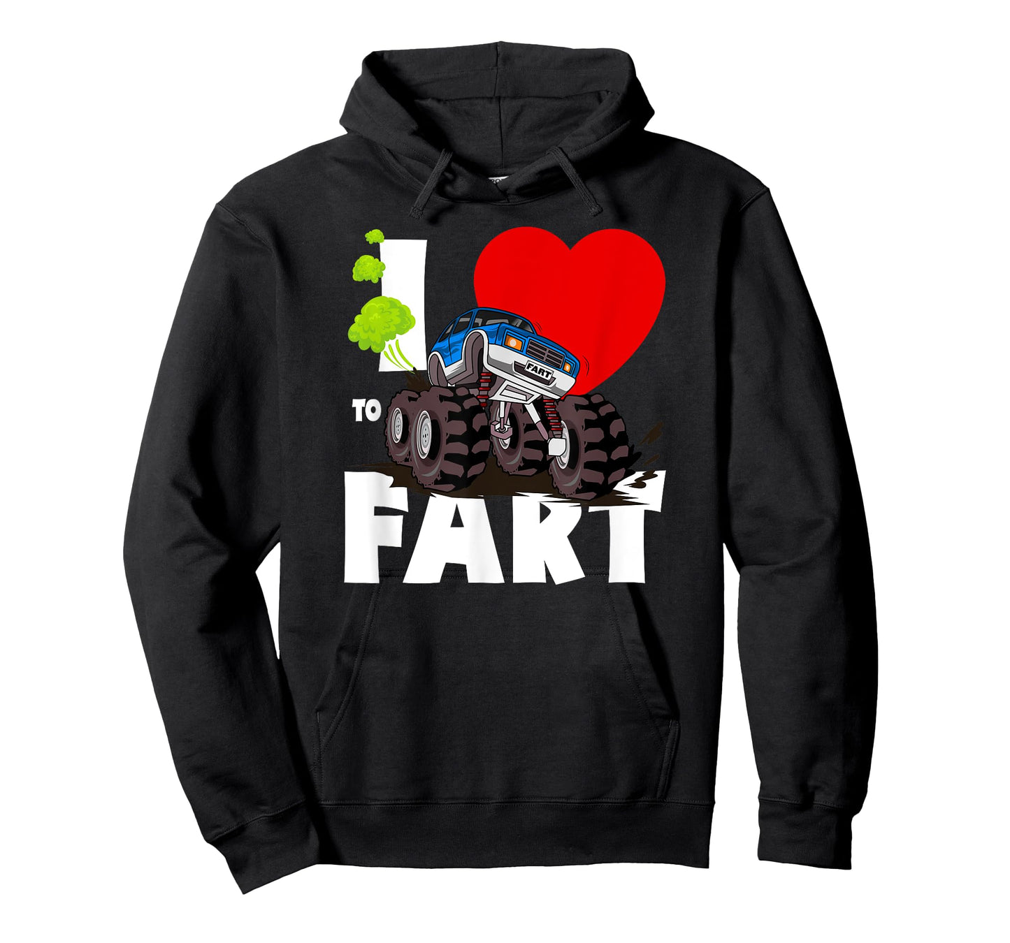 I Love To Fart Monster Truck Shirt, Adults & Kids Funny Fart T-Shirt