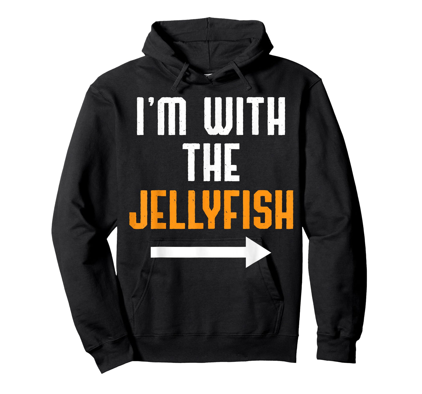I'm With The Jellyfish Shirt Costume Funny Halloween Couple T-Shirt
