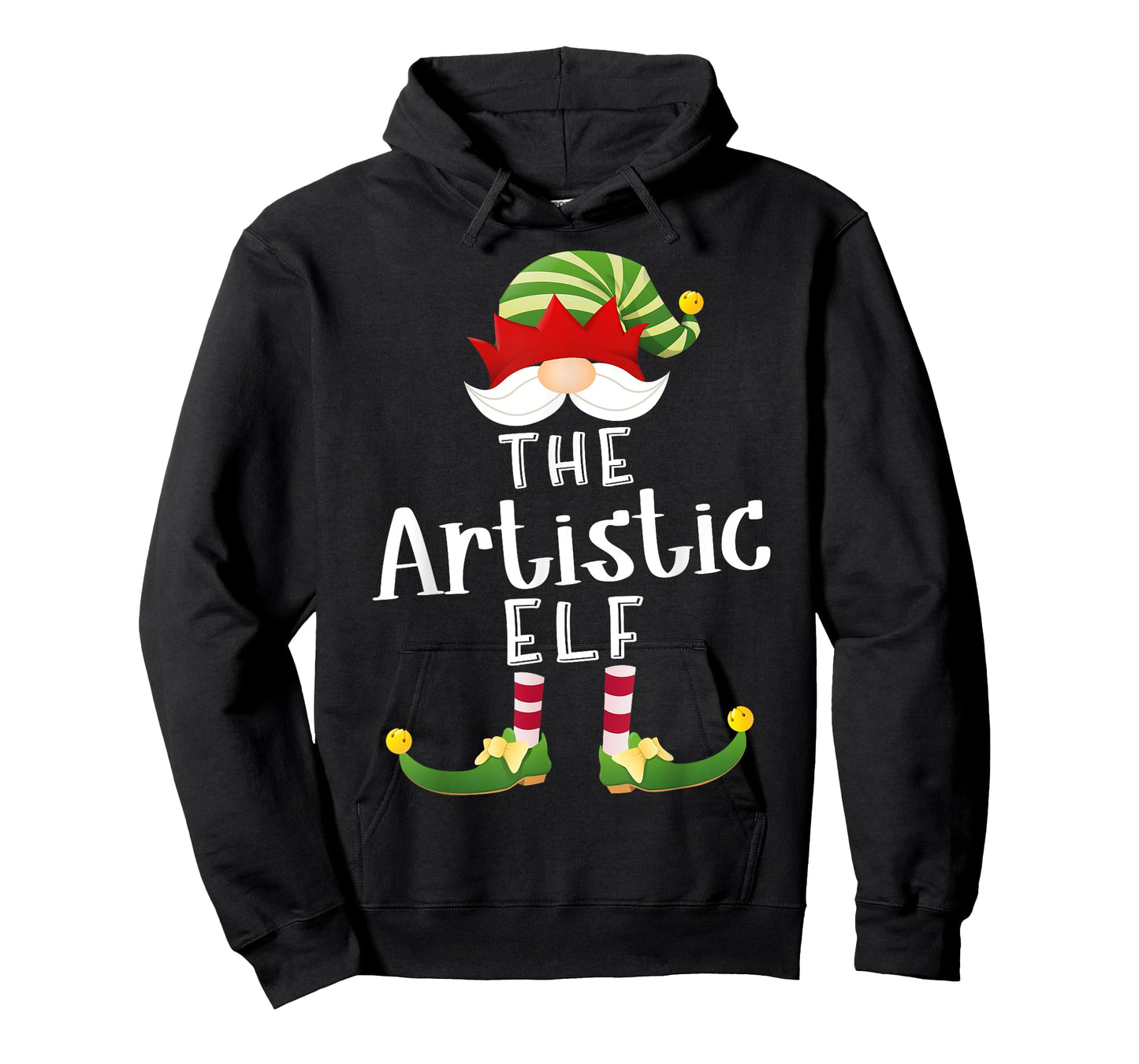 Artistic Elf Group Christmas Funny Pajama Party T-Shirt