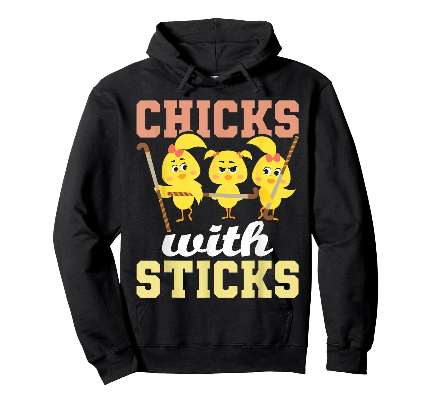 Chicks With Sticks - Field Hockey Player Hockey Fan T-Shirt