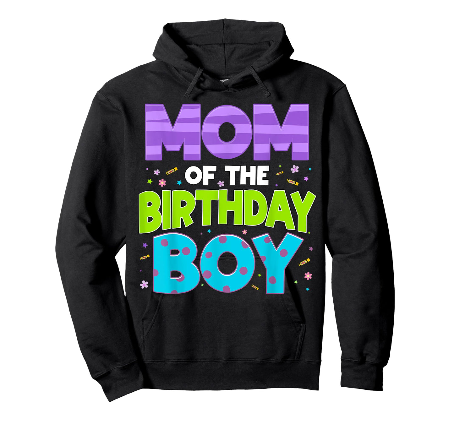 Mom of The Birthday Boy Funny Monster Birthday Boy Family T-Shirt