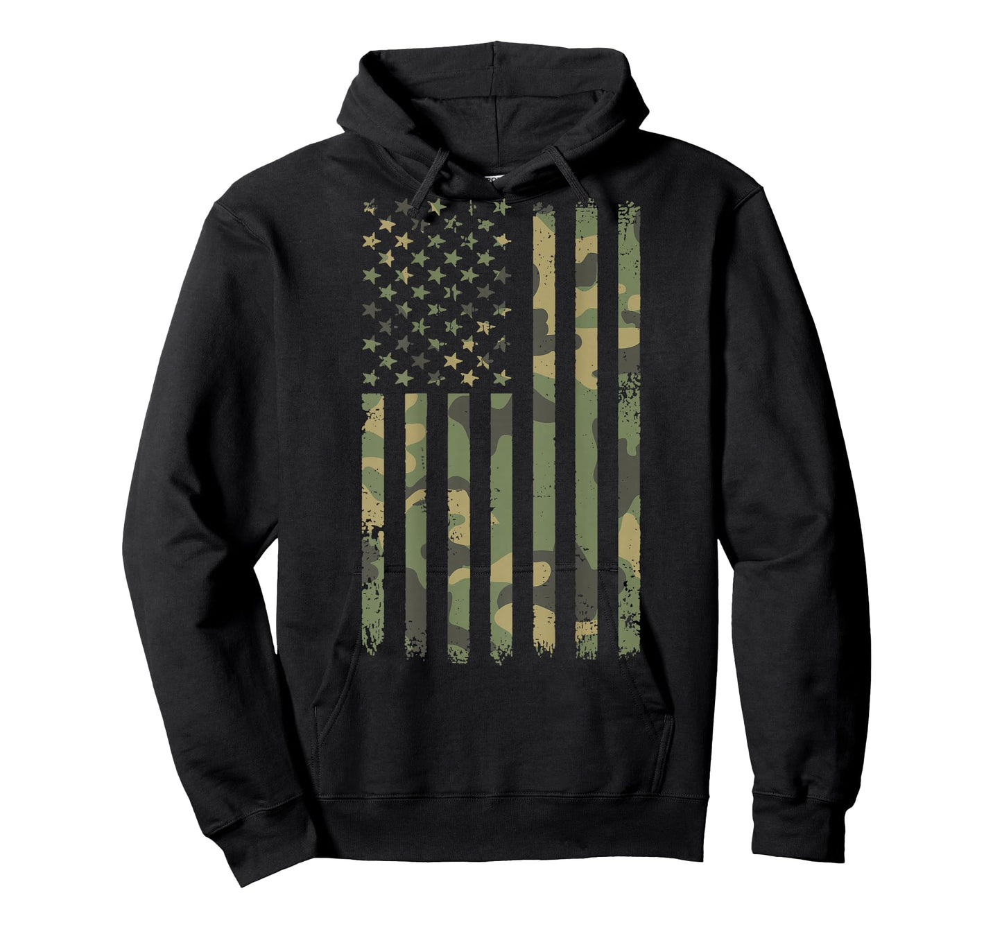 Vintage Camouflage American Flag Men, Women, Teens, & Kids T-Shirt