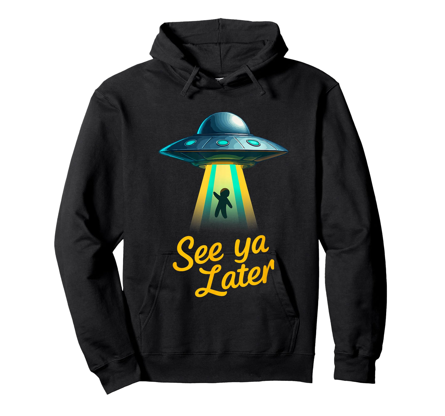 See Ya Later Alien UFO Abduction Funny Space Humor Design T-Shirt