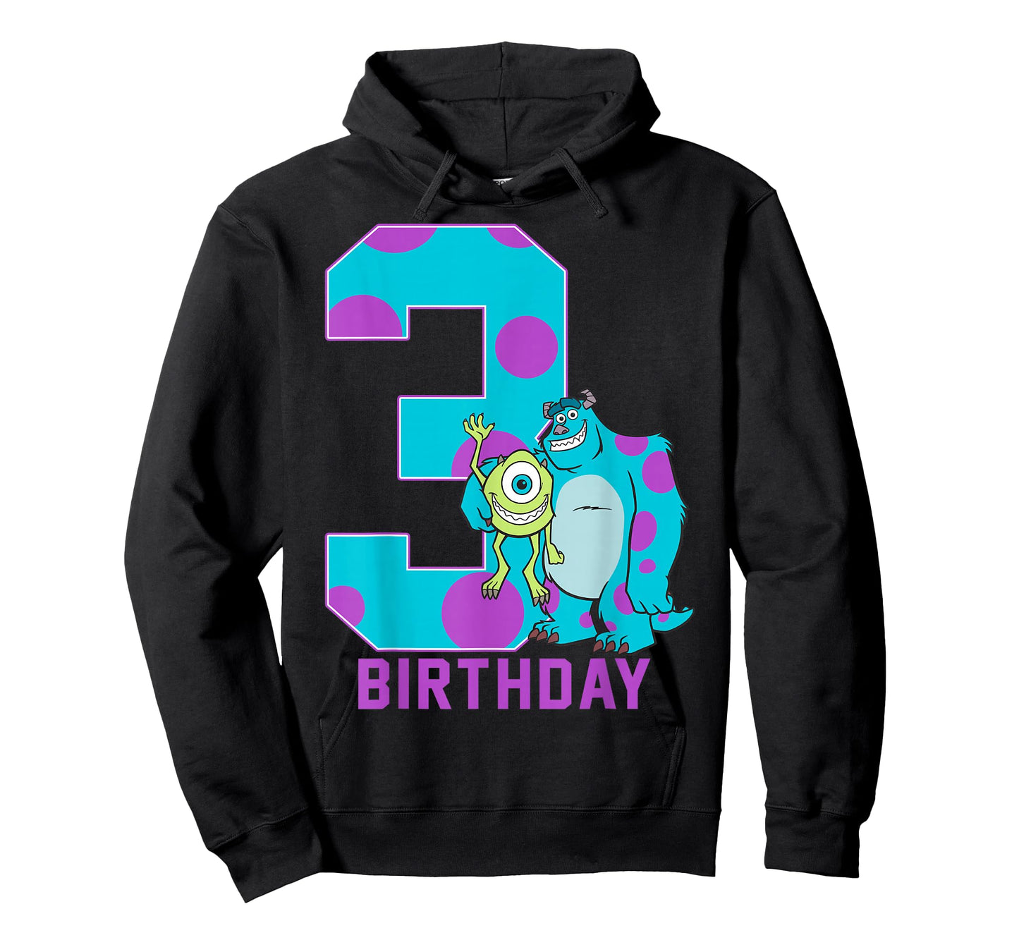Disney Pixar Monsters Inc. Mike and Sully 3rd Birthday T-Shirt