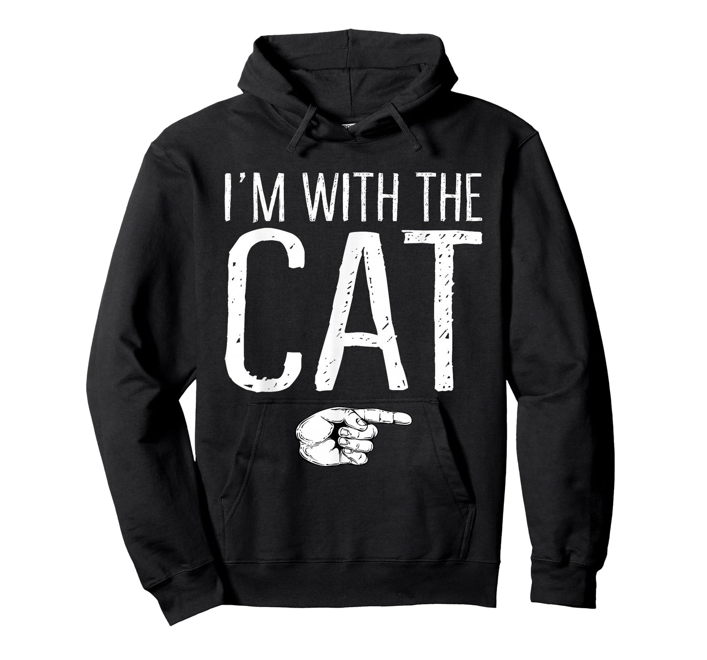 I'm With The Cat Matching Costume Lazy Halloween Party T-Shirt