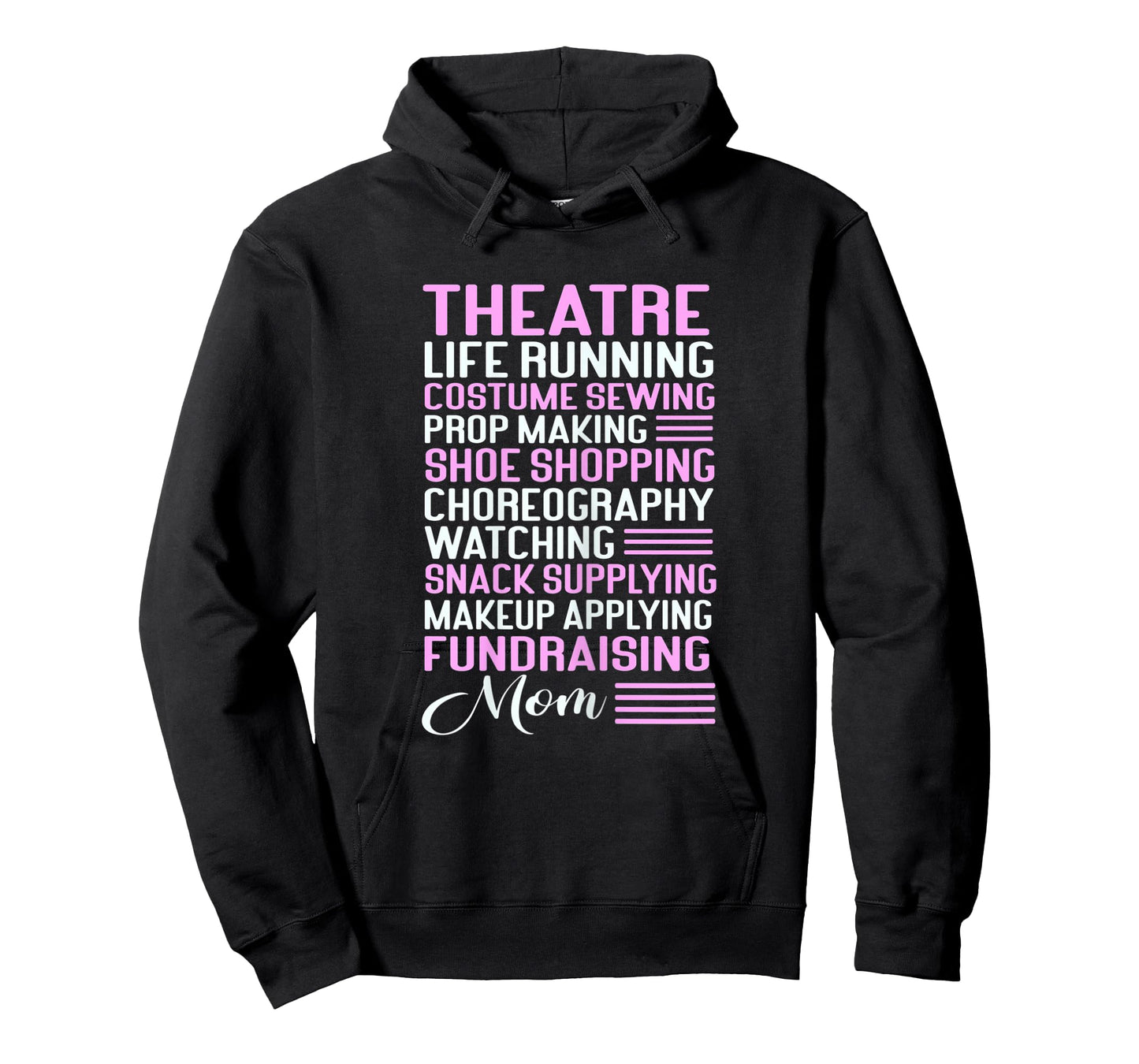 Womens Theatre Mom, Theater Actress Broadway Musical Theatre T-Shirt