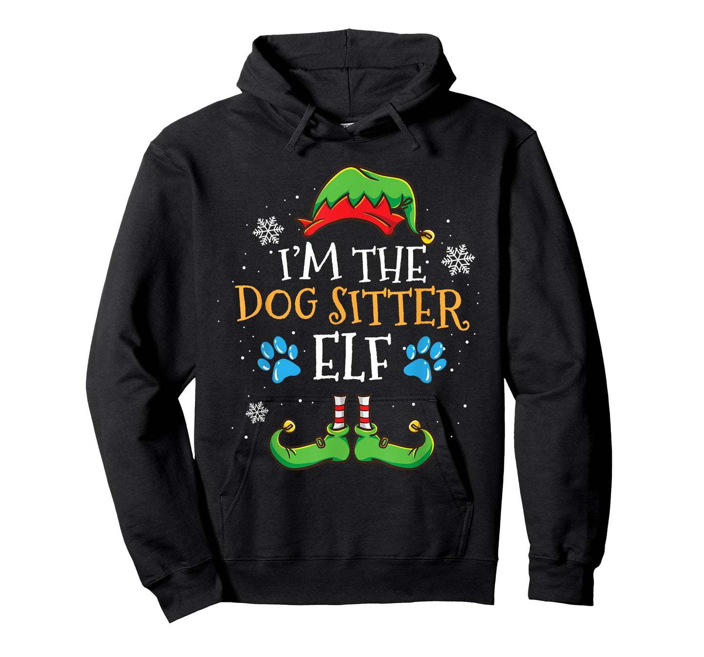 Im The Dog Sitter Elf Christmas T-Shirt