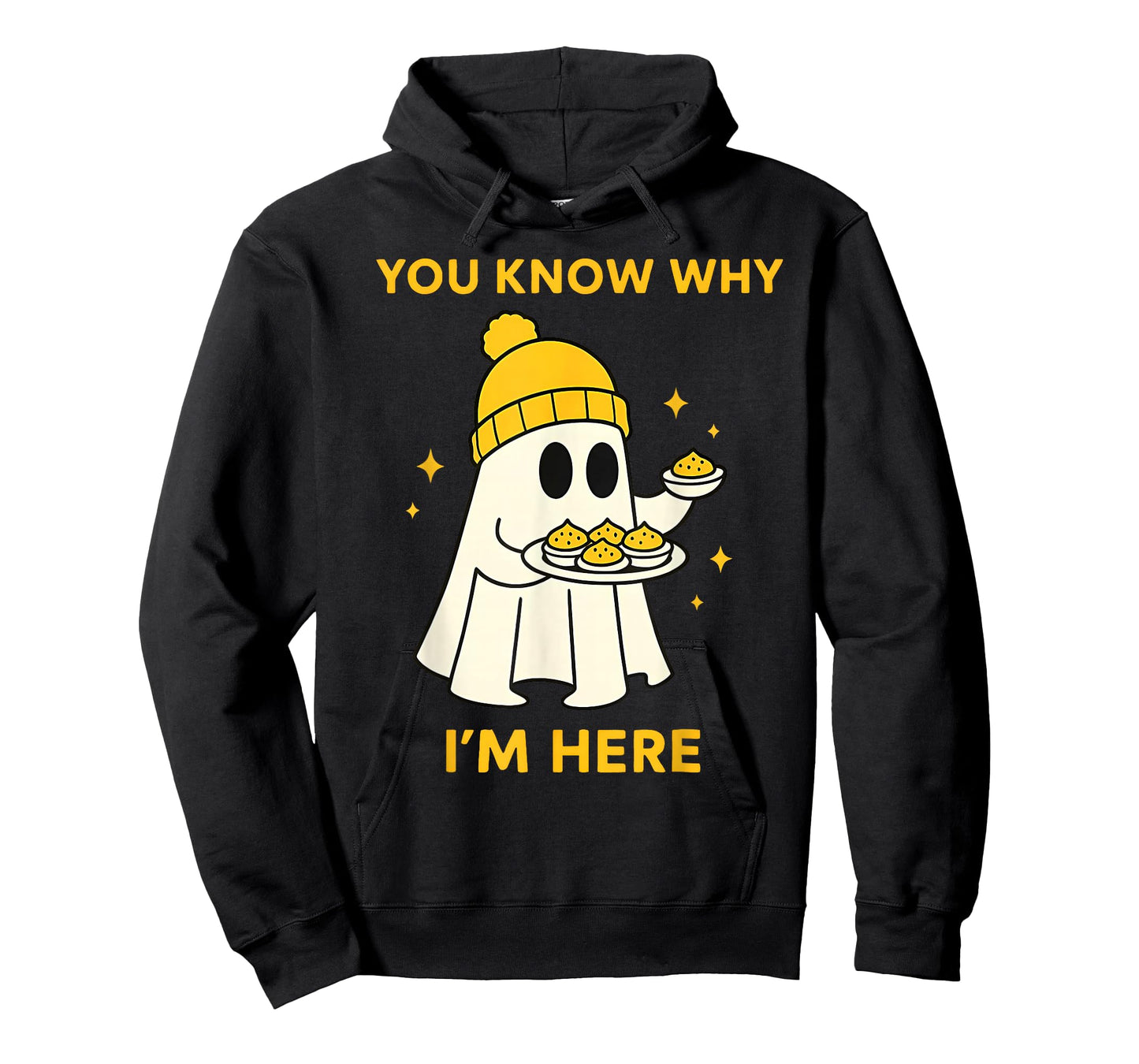 Funny Ghost You Know Why I'm Here Deviled Egg Thanksgiving T-Shirt