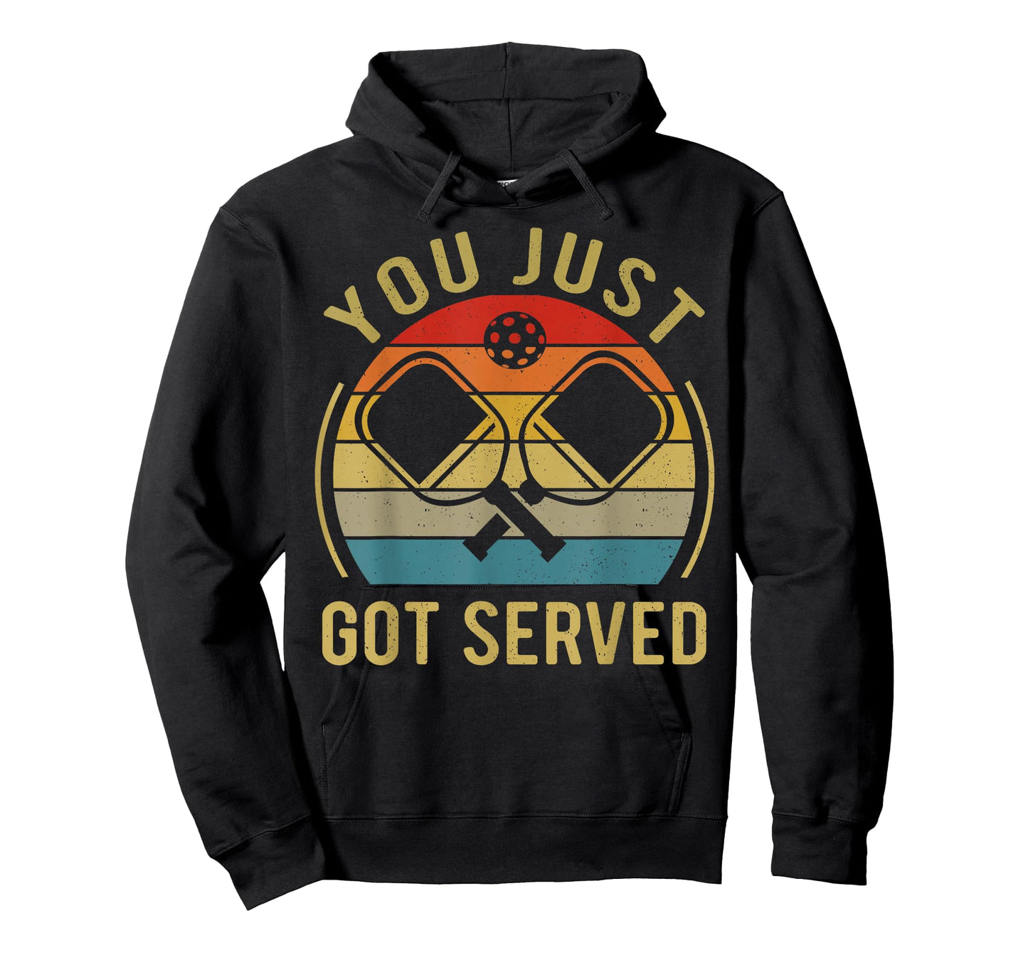 Funny Pickleball You Just Got Served Vintage Retro T-Shirt