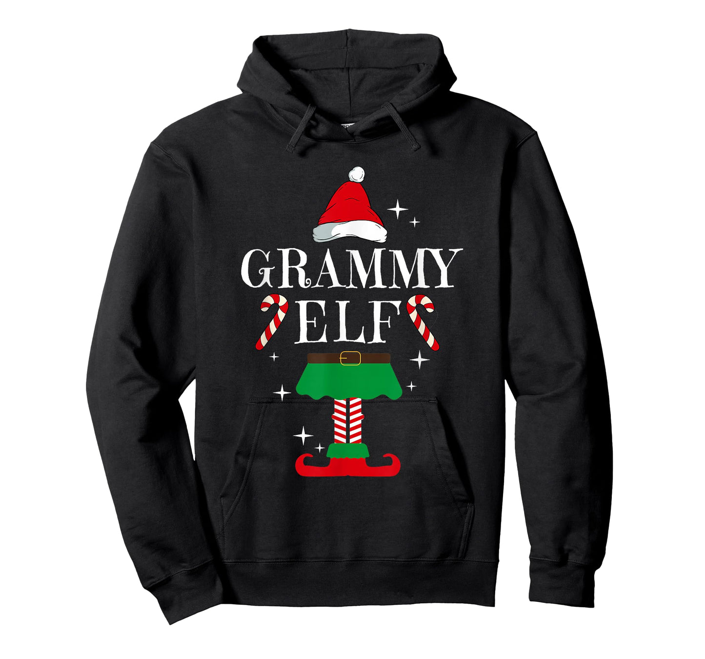 Grammy Elf Shirt Christmas Family Elf Holiday Xmas Elf T-Shirt