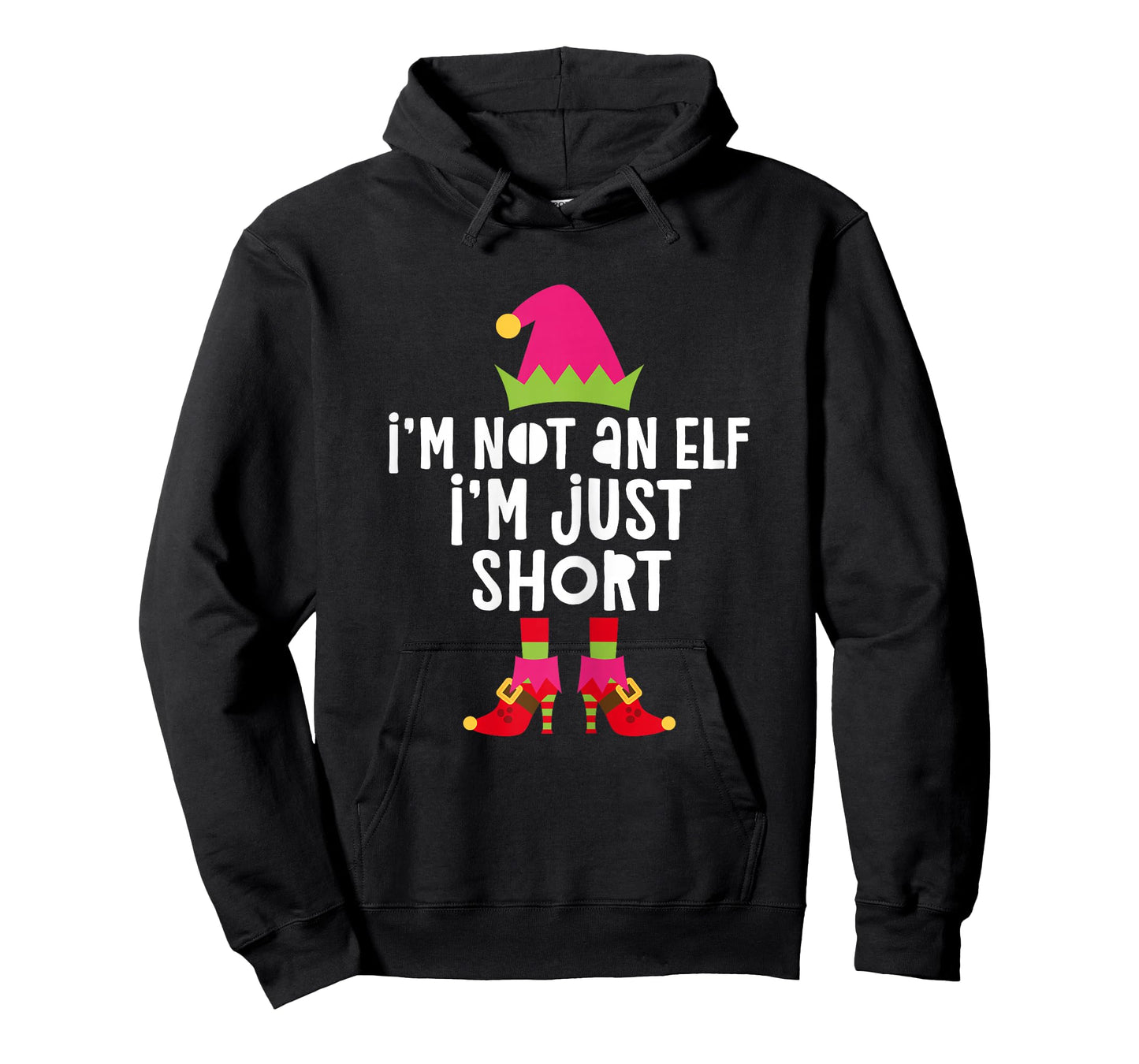 I'm Not An Elf I'm Just Short Shirt Women Girl Matching Elf T-Shirt