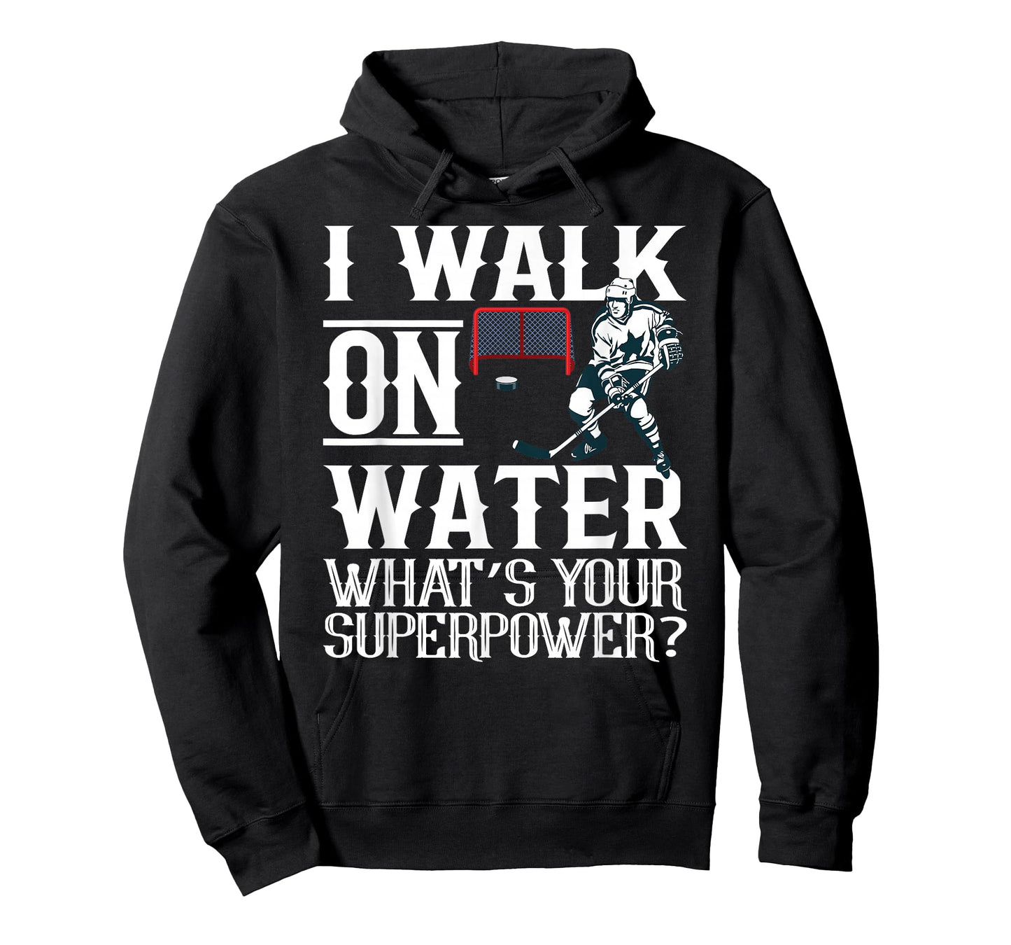 I Walk on Water Ice Hockey Lover Player Men Women Youth T-Shirt