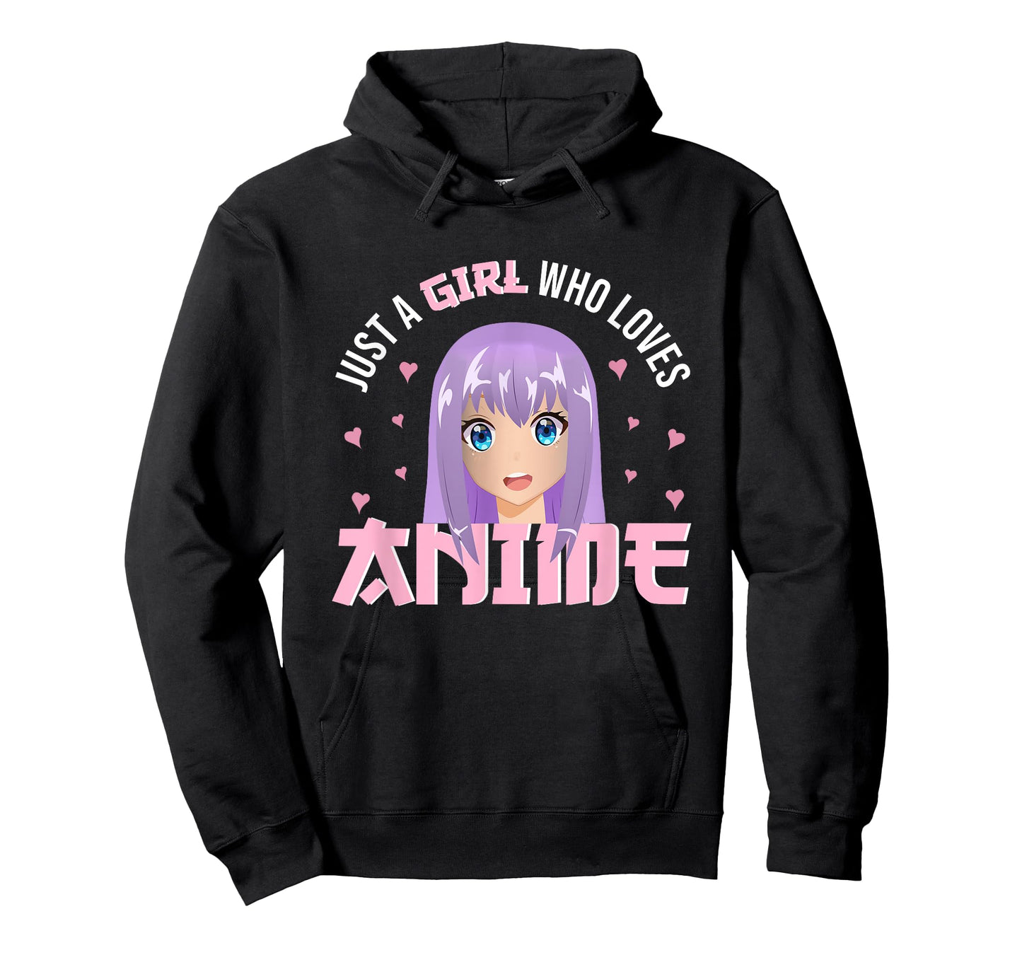 Woman Girl Anime - Just A Girl Who Loves Anime T-Shirt