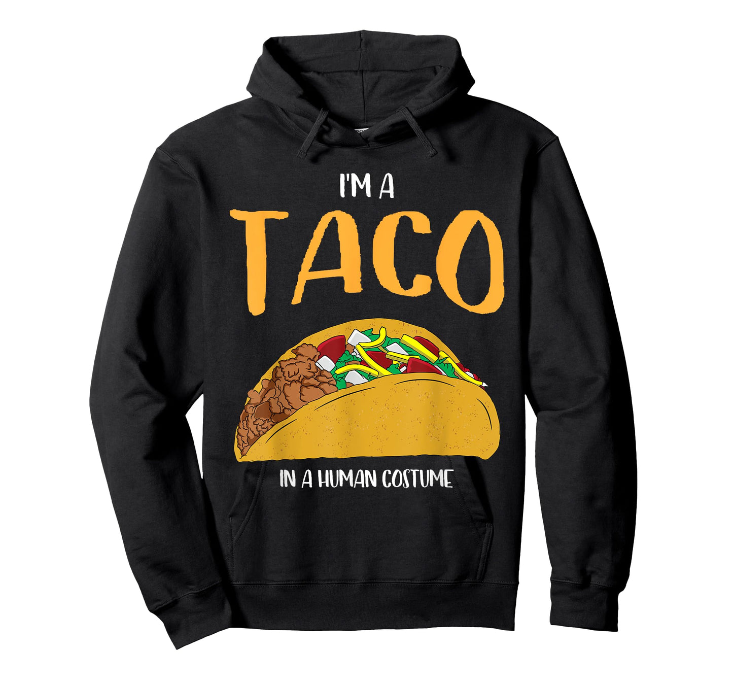 I'm a Taco in a Human Costume Halloween Cosplay Easy Outfit T-Shirt