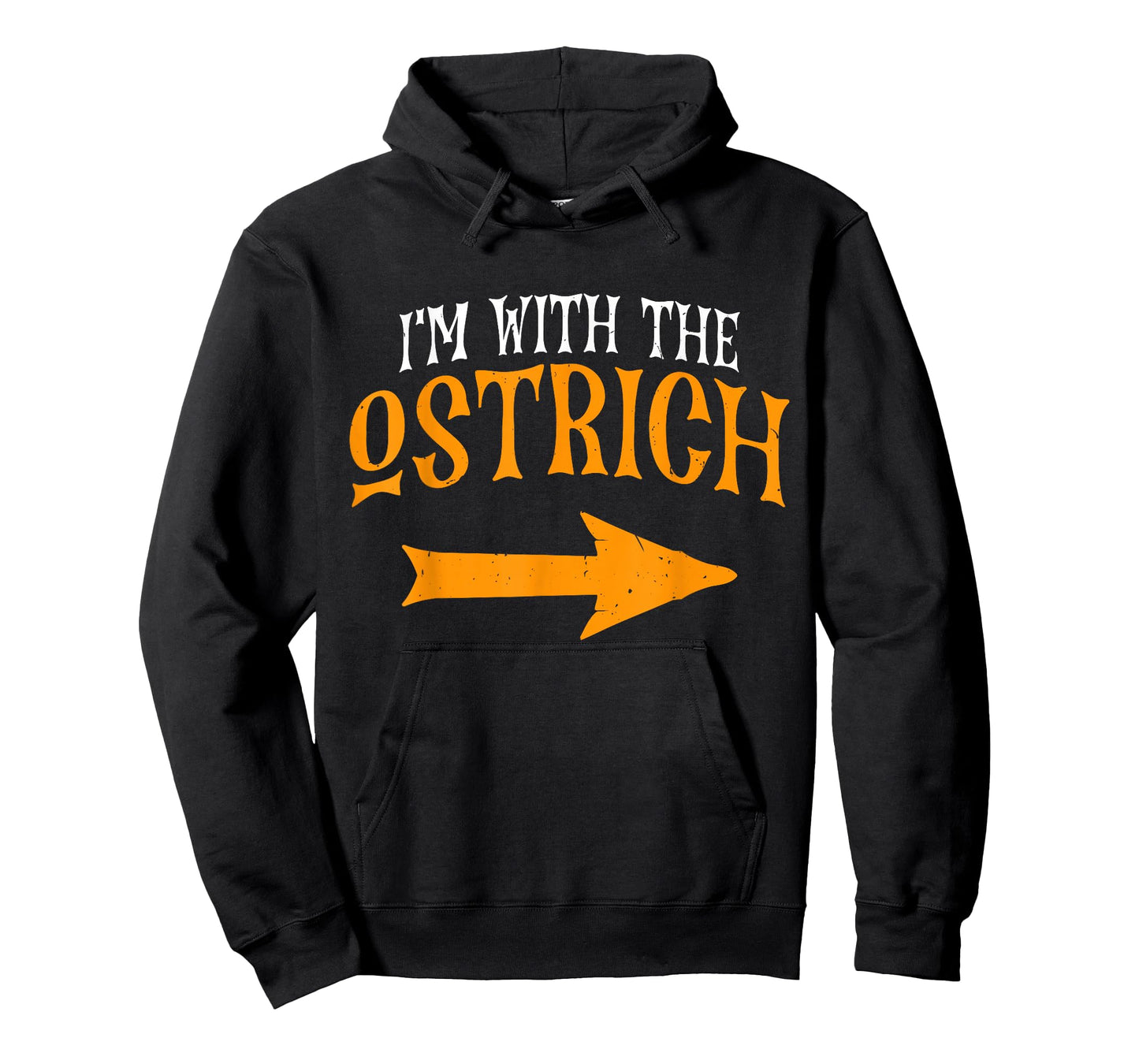 I'm With Ostrich Halloween Costume Funny Couples Ostrich T-Shirt