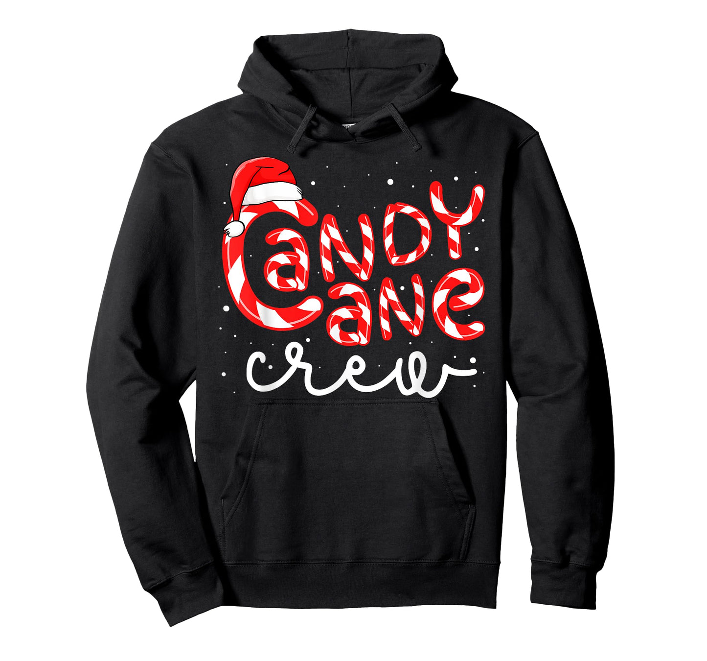 Candy Cane Crew Christmas Squad Xmas Family Matching Santa T-Shirt