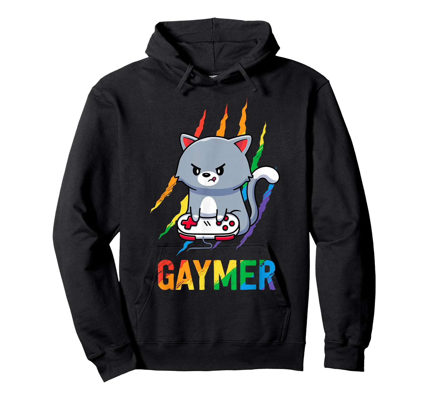 Gaymer LGBT Cat Pride Rainbow Video Game Lovers Gift T-Shirt