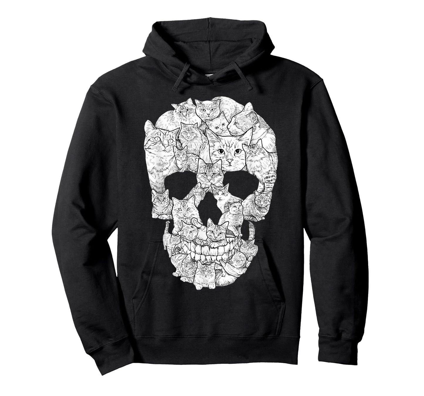 Cat Skull T-Shirt - Kitty Skeleton Halloween Costume Idea T-Shirt for Men Women Kids
