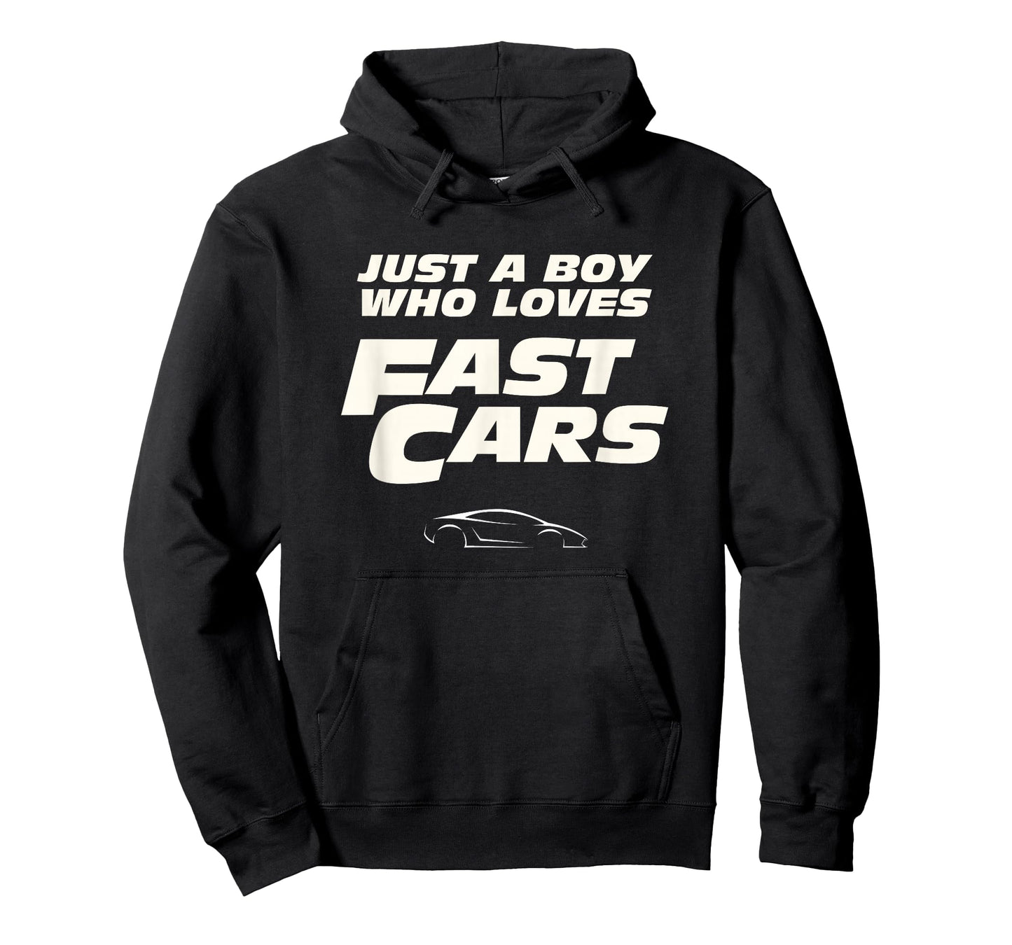 Fast Car Just A Boy Who Loves Fast Cars Funny Gift T-Shirt