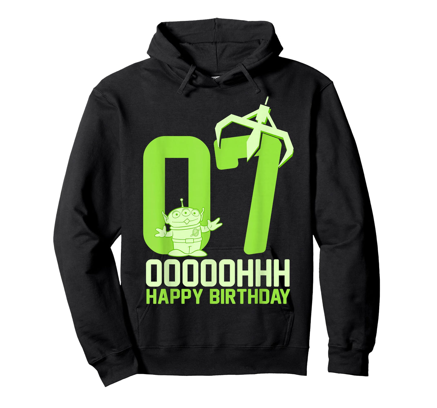 Disney Pixar Toy Story Alien OOOOH Happy 7th Birthday T-Shirt