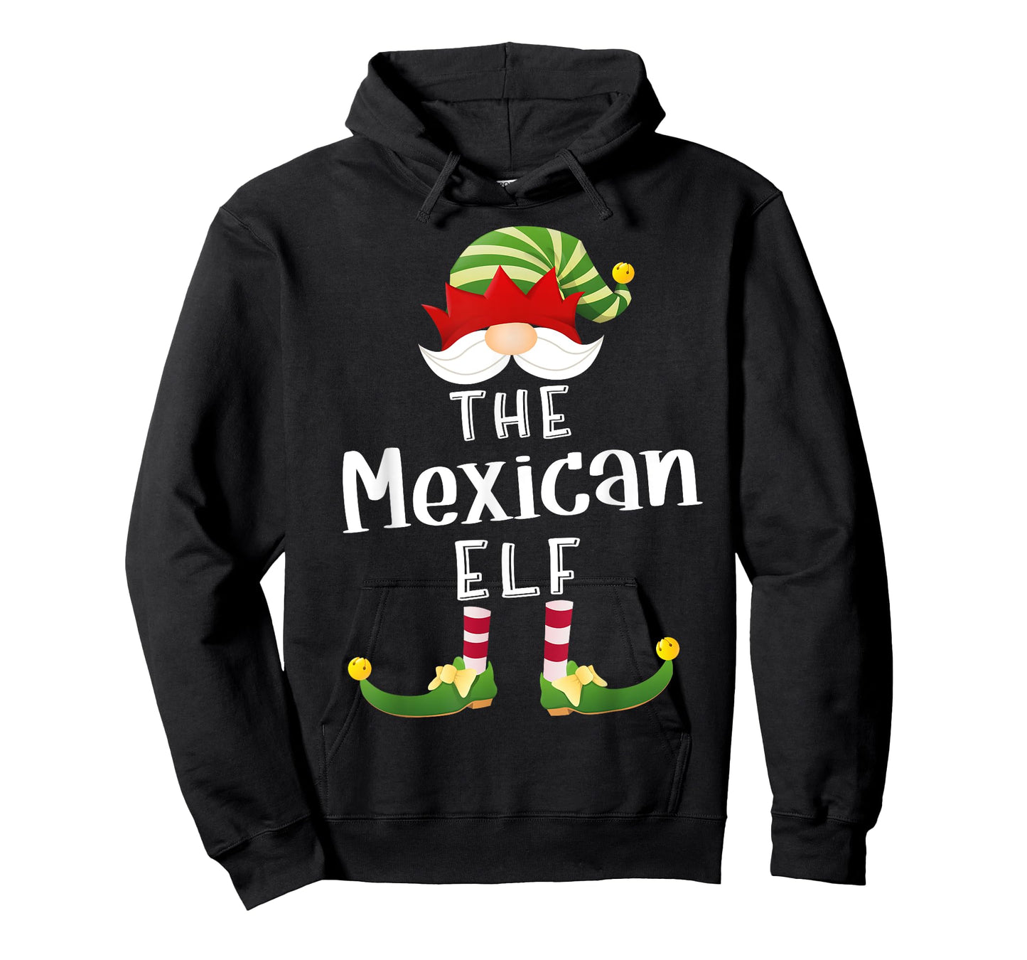 Mexican Elf Group Christmas Funny Pajama Party T-Shirt