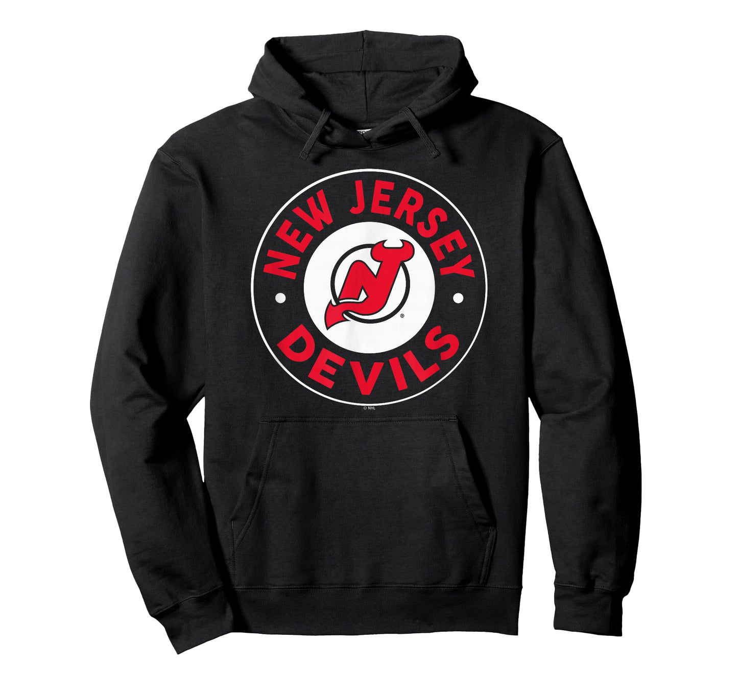 New Jersey Devils Symbol Black Officially Licensed T-Shirt
