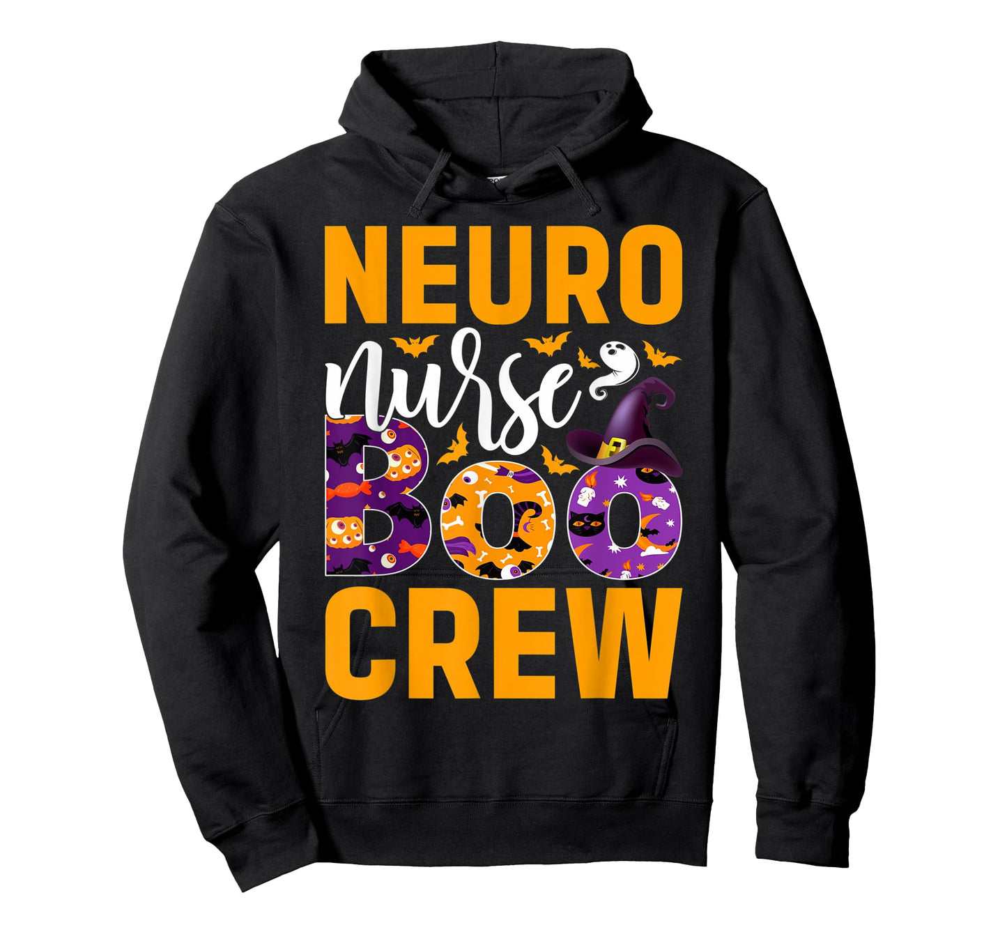 Cute Halloween Neuro Nurse - Boo Crew Nurse T-Shirt
