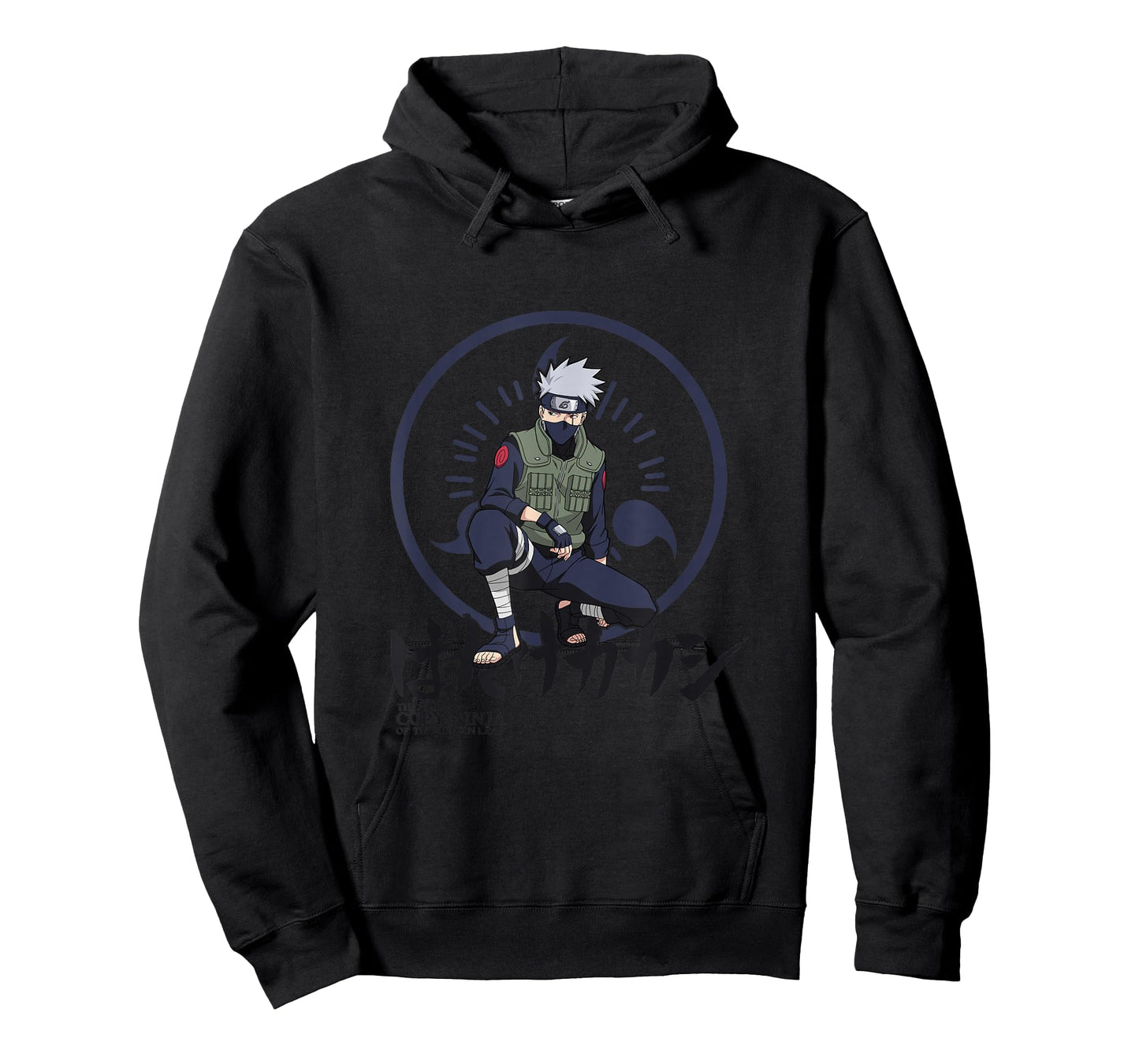 Naruto Shippuden Kakashi Character Kanji T-Shirt Small