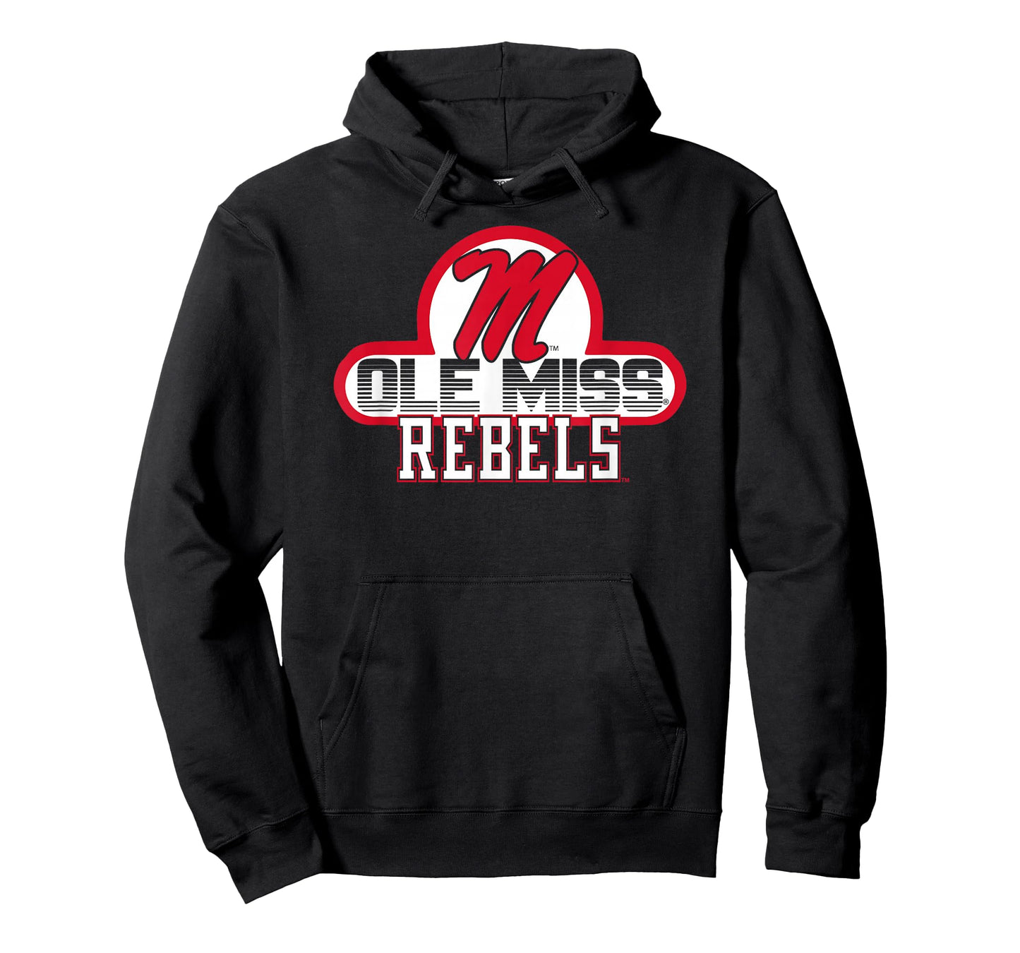 Elite Authentics Unisex-Adults and Kids Blue Small Mississippi Ole Miss Rebels College Sports Modern Letter Print Short Sleeve T-Shirt