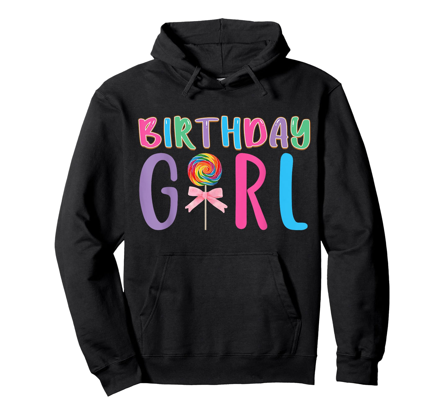 Lollipop Candy Theme Birthday Party Bday Girl Coquette Bow T-Shirt