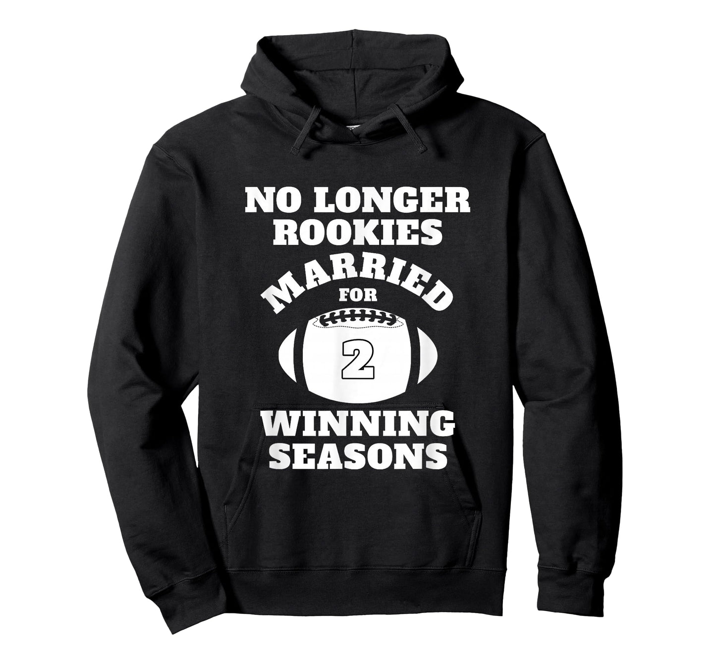 2nd Wedding Anniversary Gift Football Him Husband Her T-Shirt